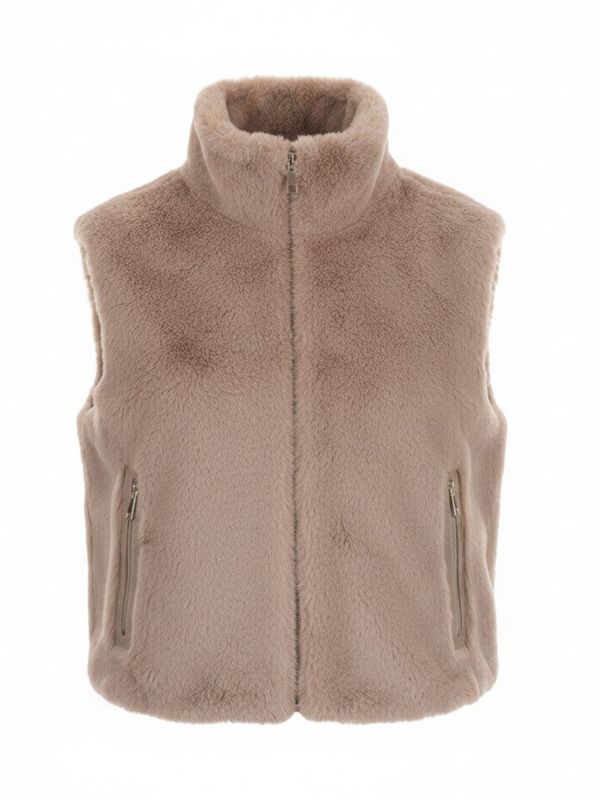 Rino & Pelle Gilet Nikki Taupe 2900081794042