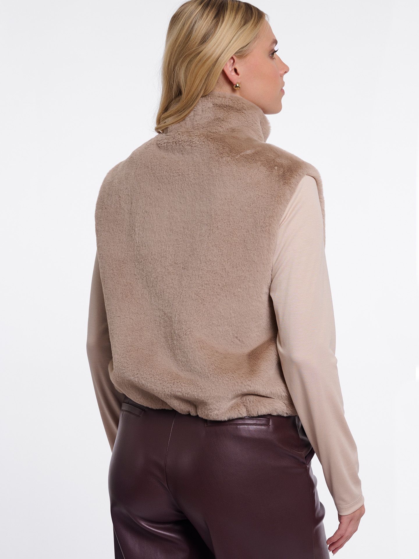 Rino & Pelle Gilet Nikki Taupe 00084524-5510