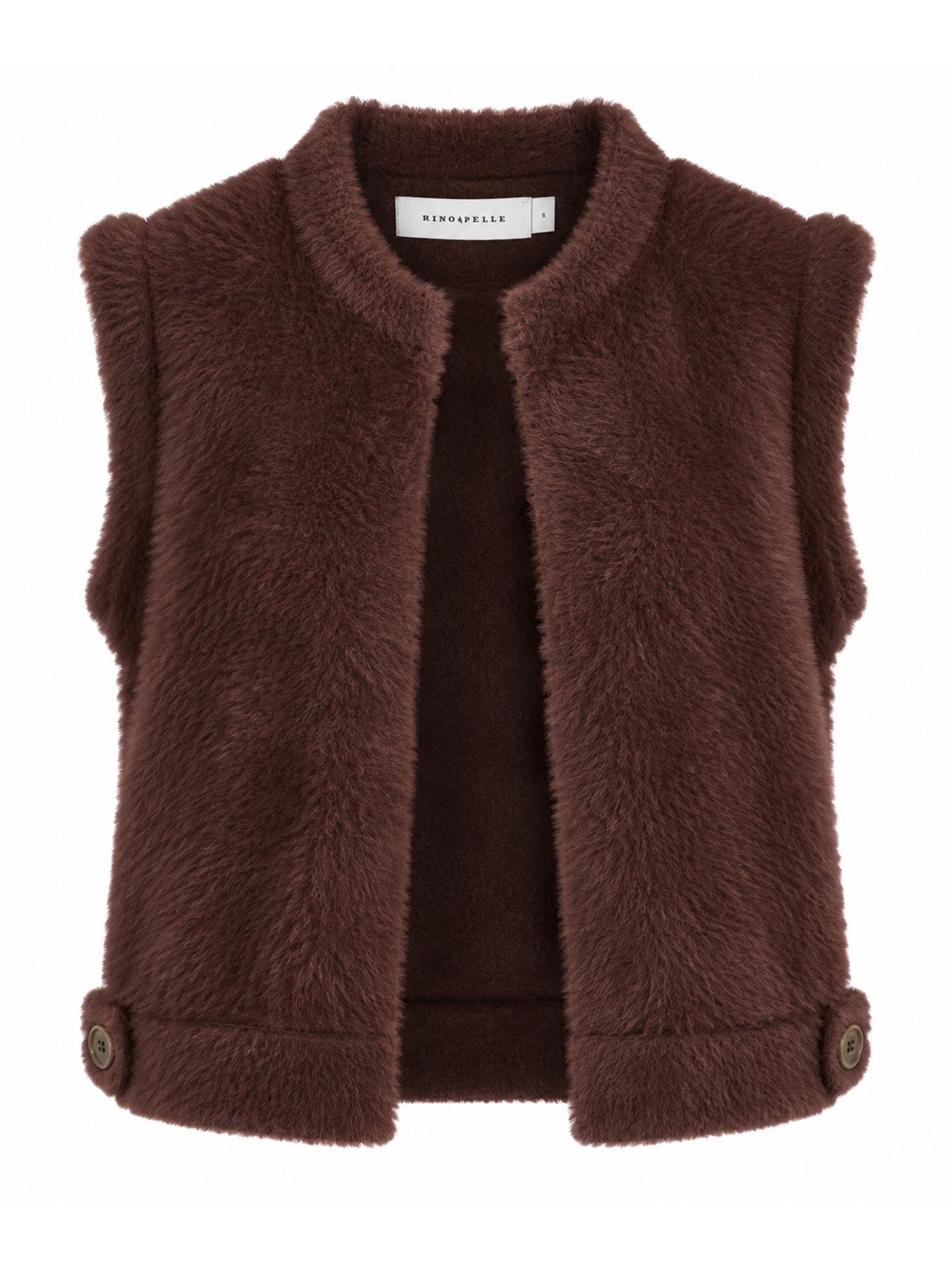 Rino & Pelle Vest Elona Bruin 00084528-5800