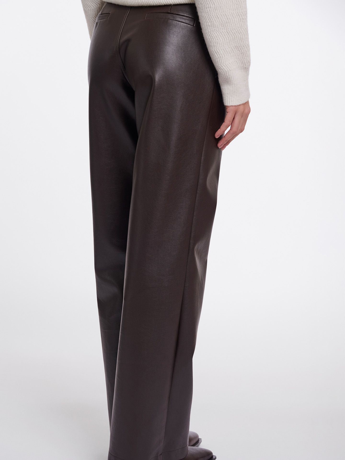 Rino & Pelle Straight Broek Corian Bruin 00084529-5800