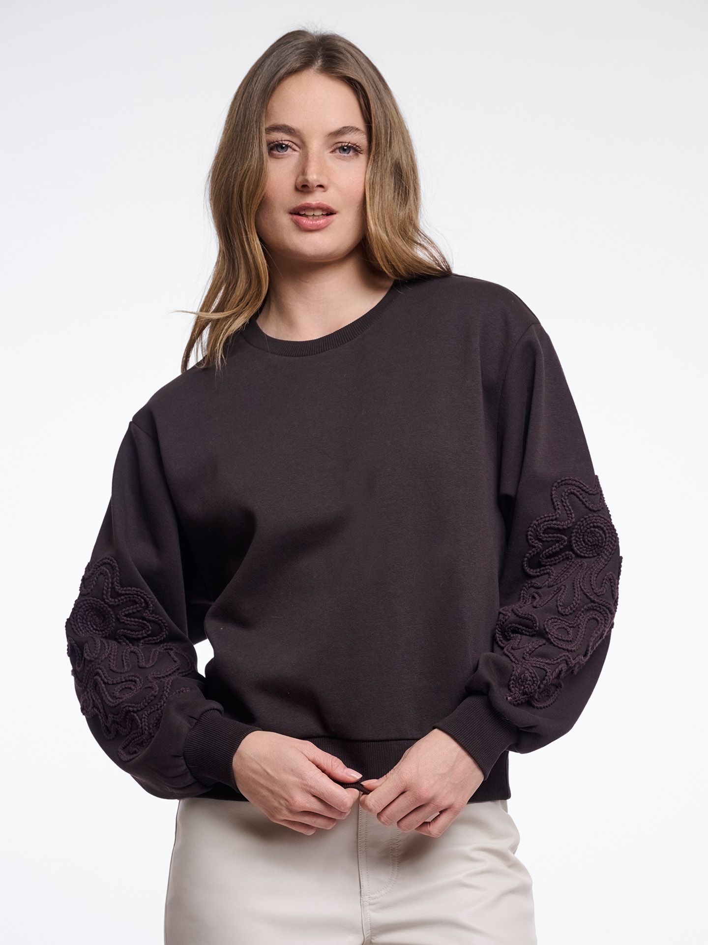Rino & Pelle Sweater Manar Bruin 00084532-5800
