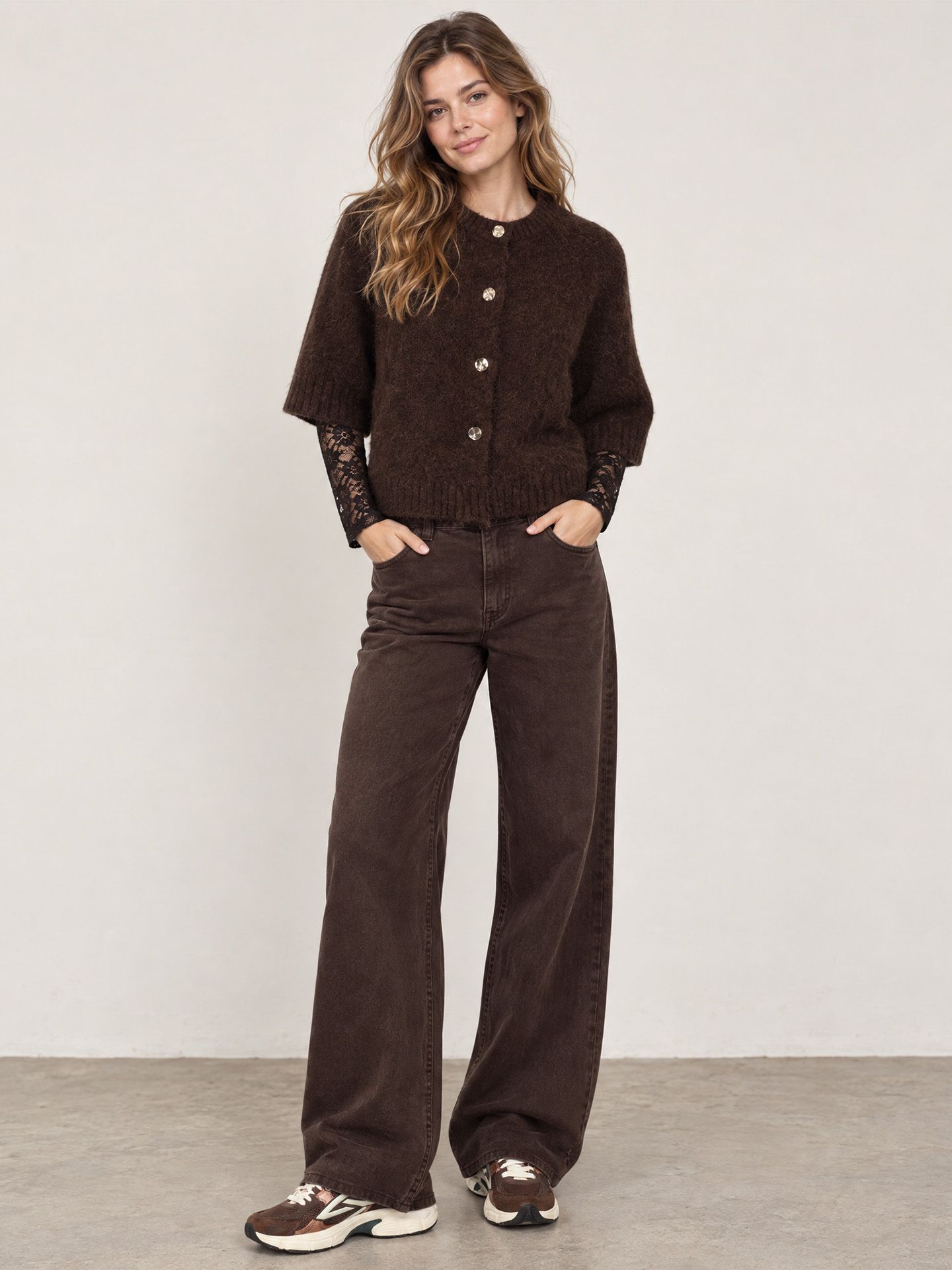 Rino & Pelle Vest Elco Bruin 00084534-5800