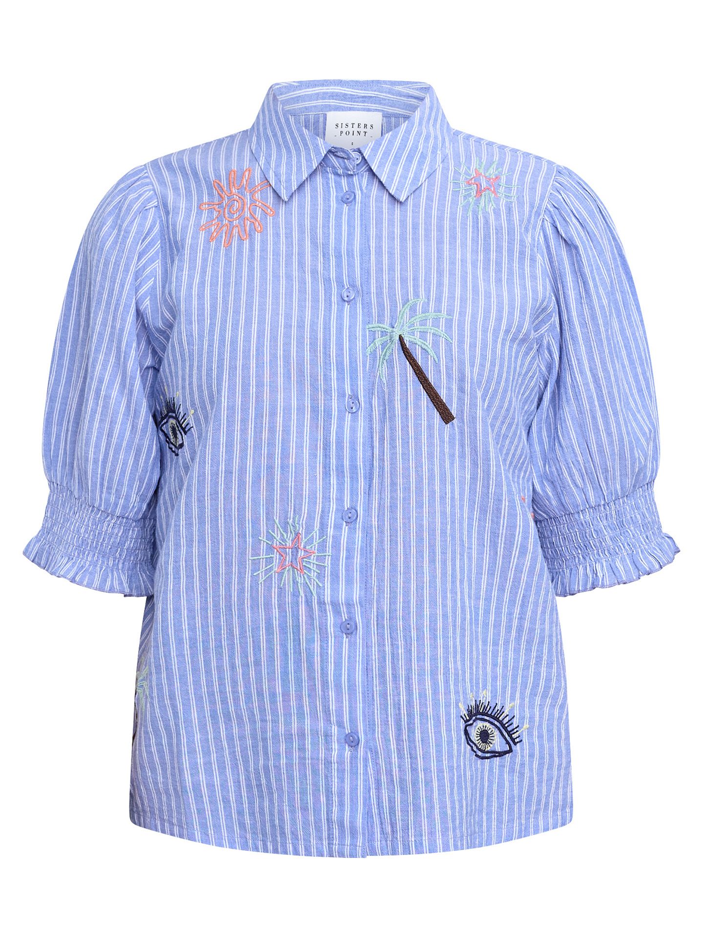 Sisters Point Blouse Isola Blauw 00084739-1600