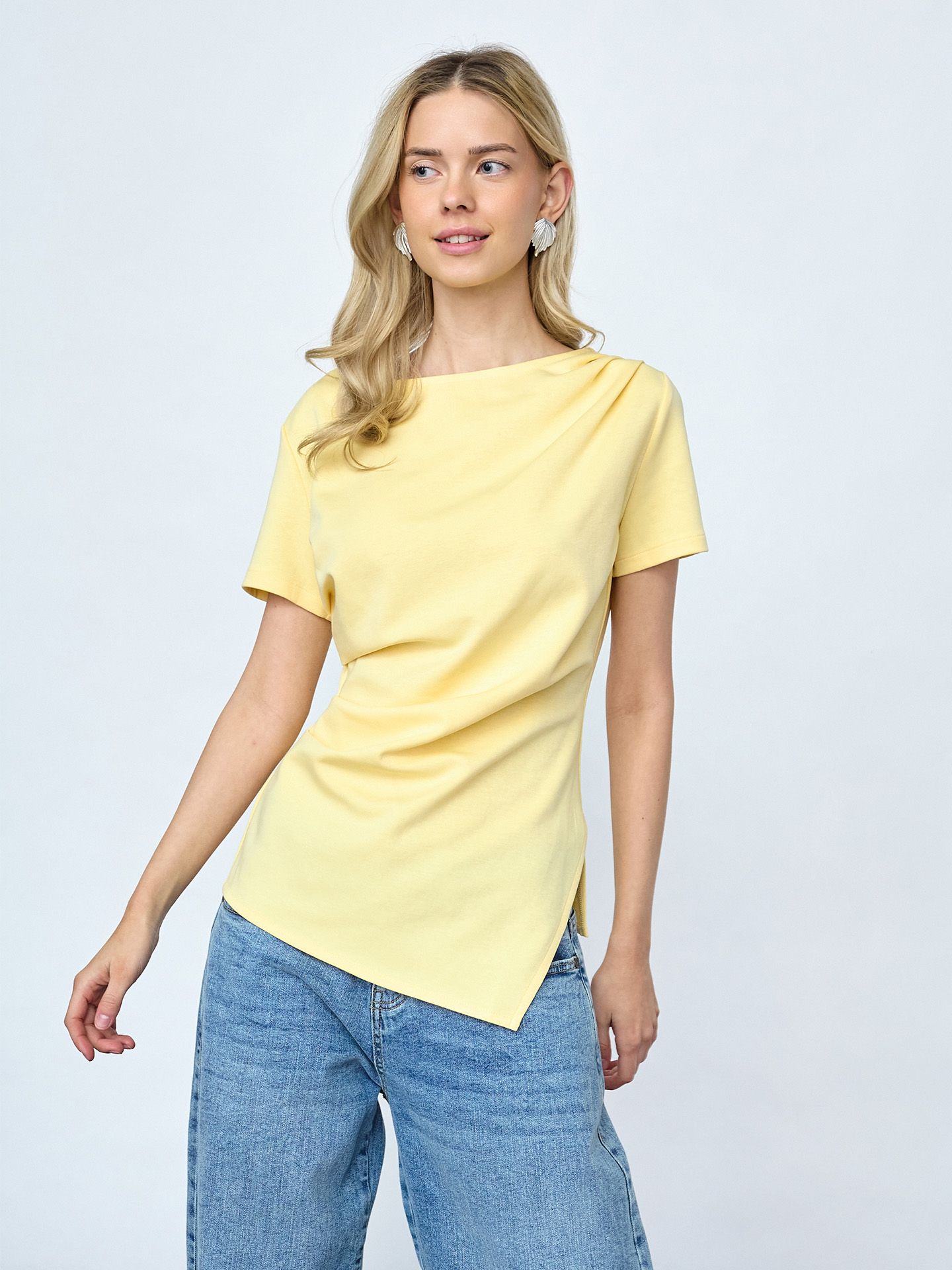 Sisters Point T-shirt Veda Geel 00084744-2800