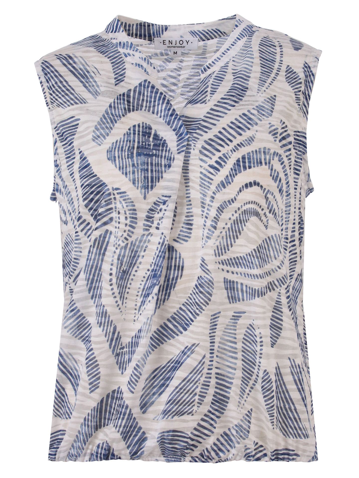 Enjoy Womenswear Top Jonah Blauw 00084747-1300