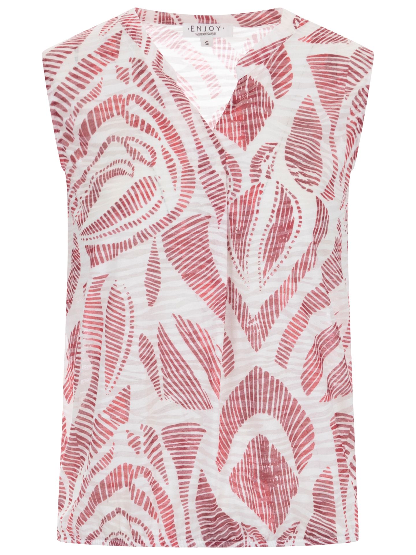 Enjoy Womenswear Top Jonah Rood 00084747-3600