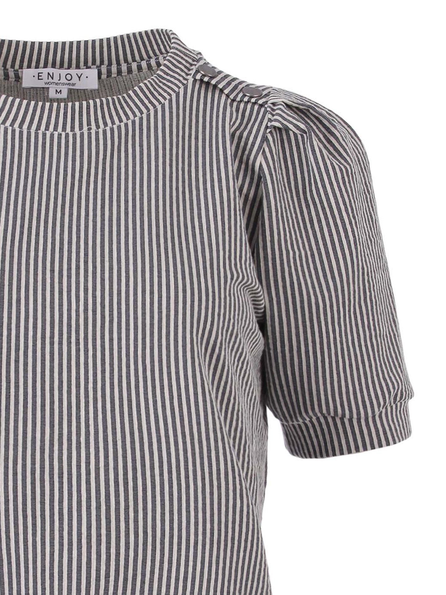 Enjoy Womenswear Top Julie Blauw 00084754-1500