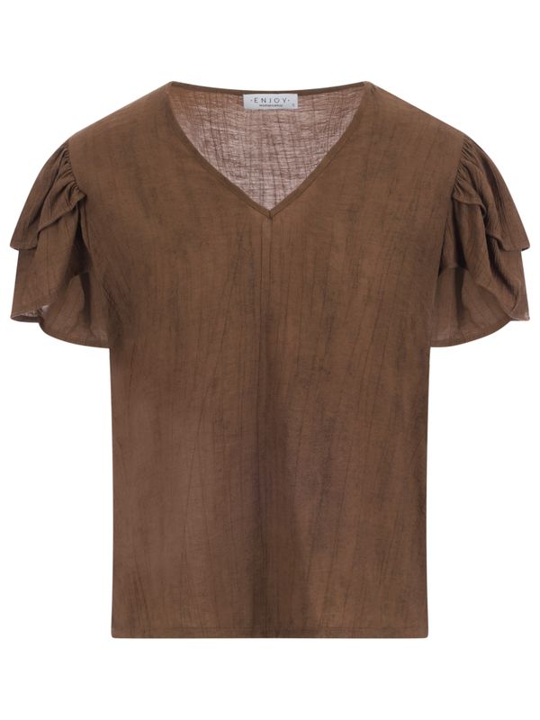 Enjoy Womenswear Blouse Bruin 2900082513055