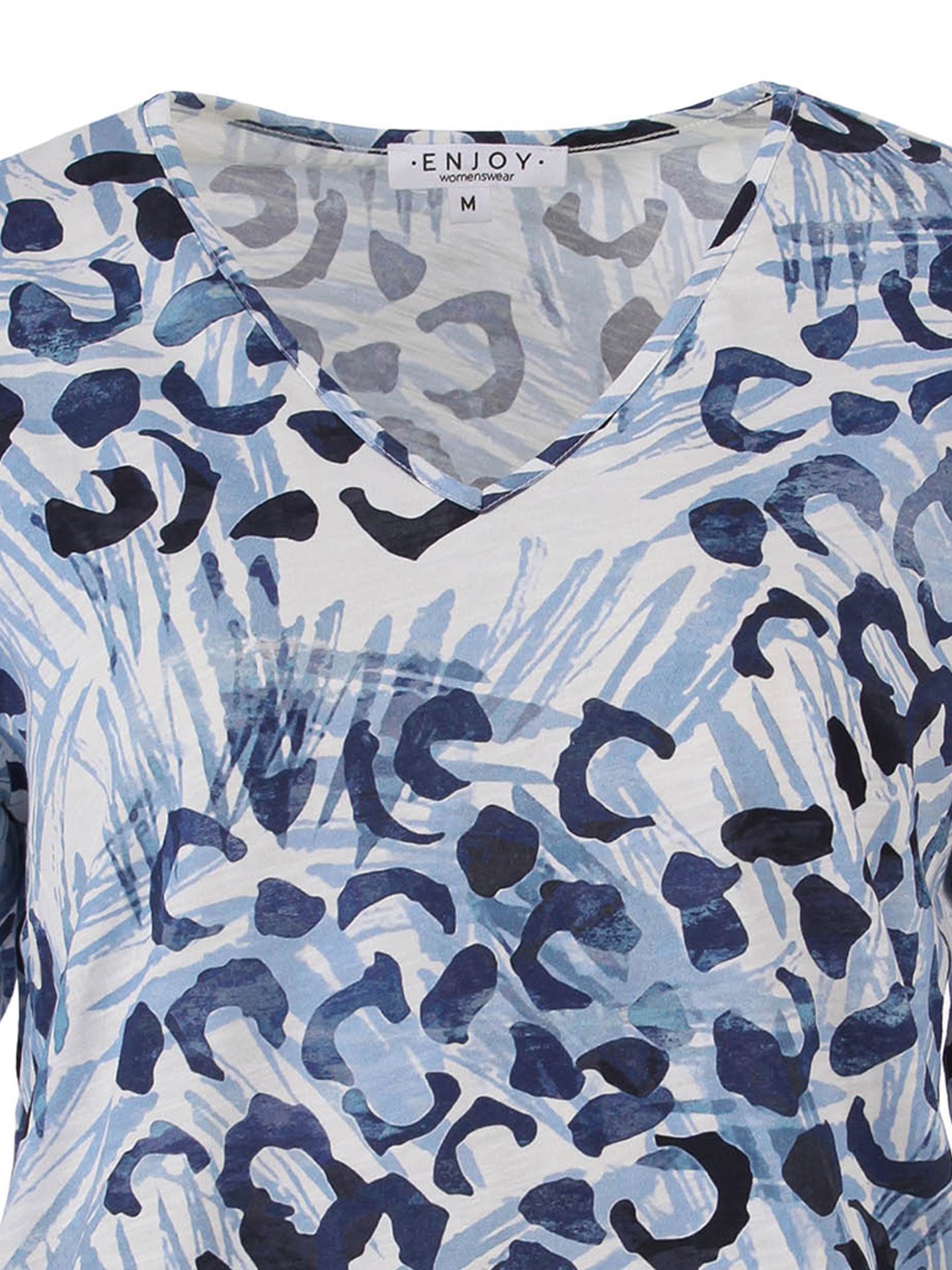 Enjoy Womenswear T-shirt Nola Blauw 00084762-1500