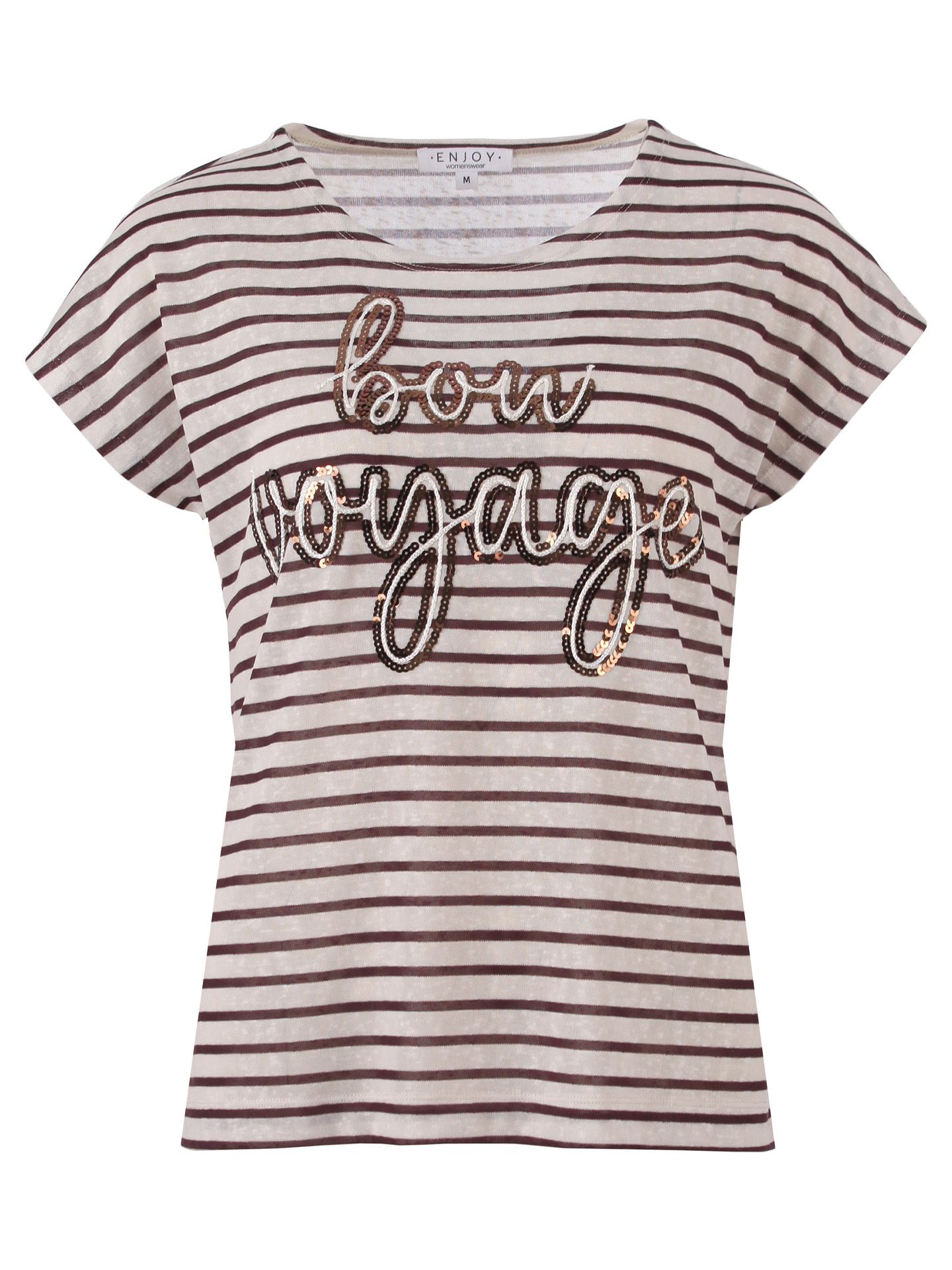 Enjoy Womenswear T-shirt Gea Bruin 00084764-5800
