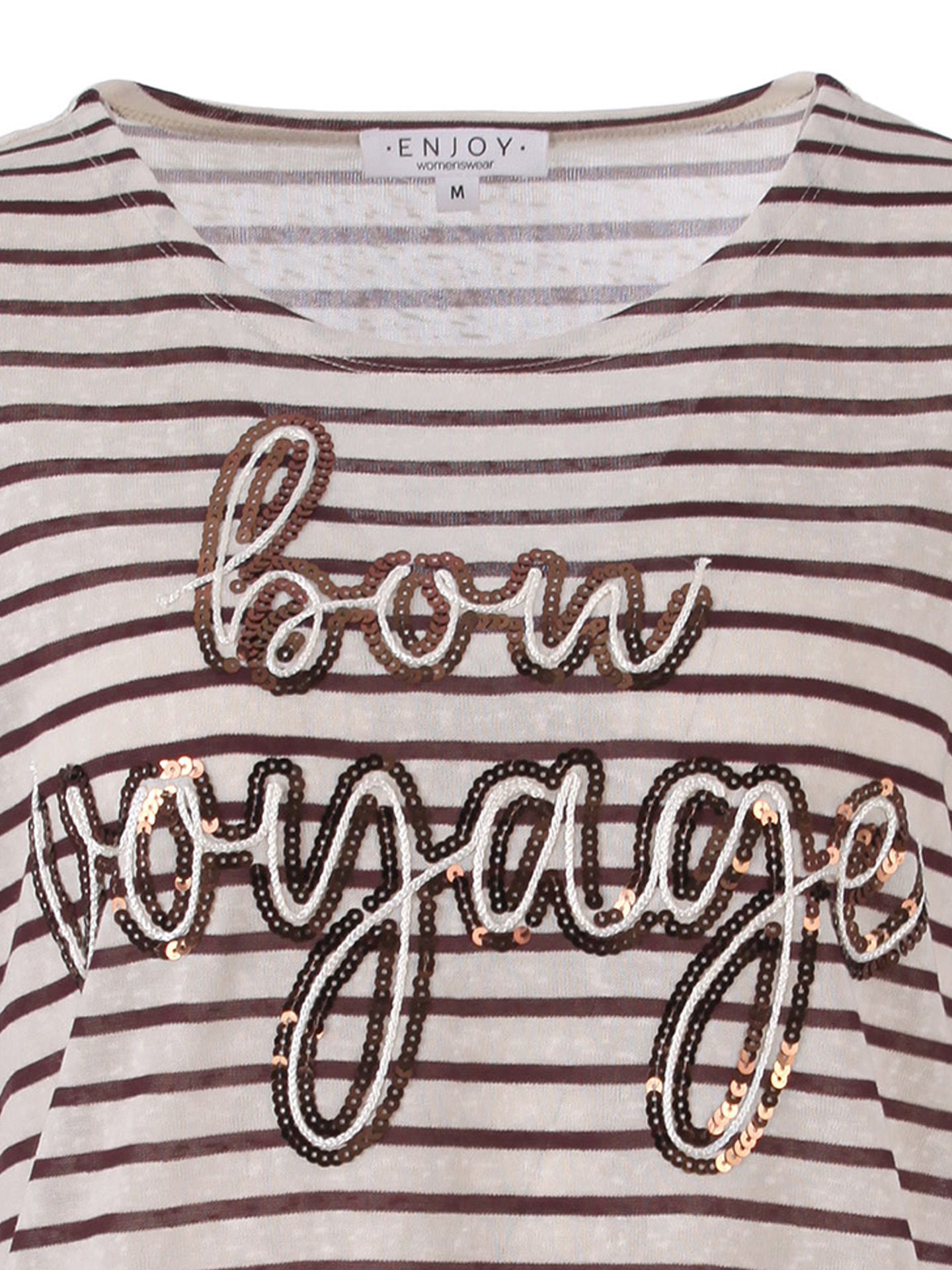 Enjoy Womenswear T-shirt Gea Bruin 00084764-5800