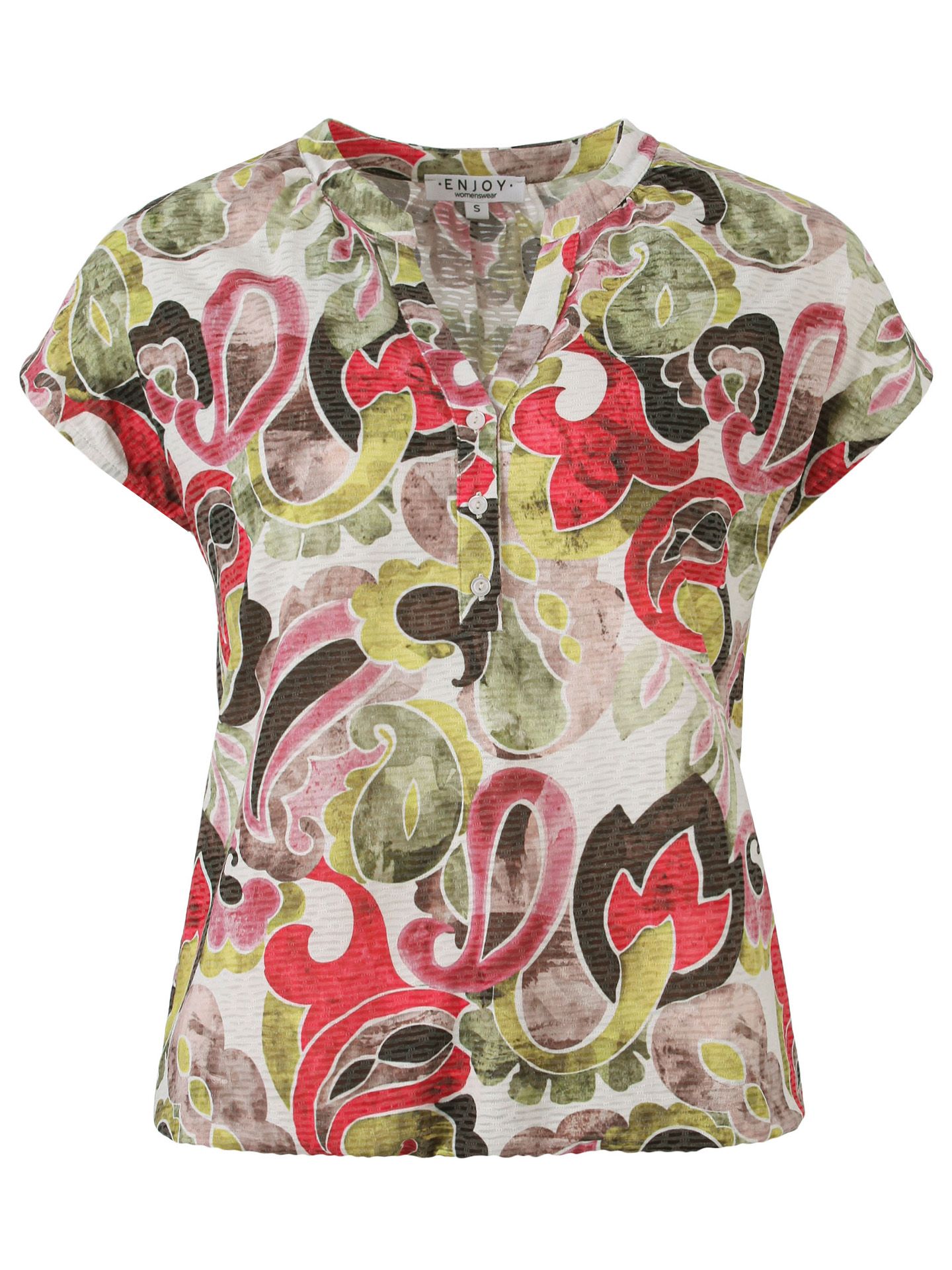 Enjoy Womenswear T-shirt Mosa Multi 00084765-9600