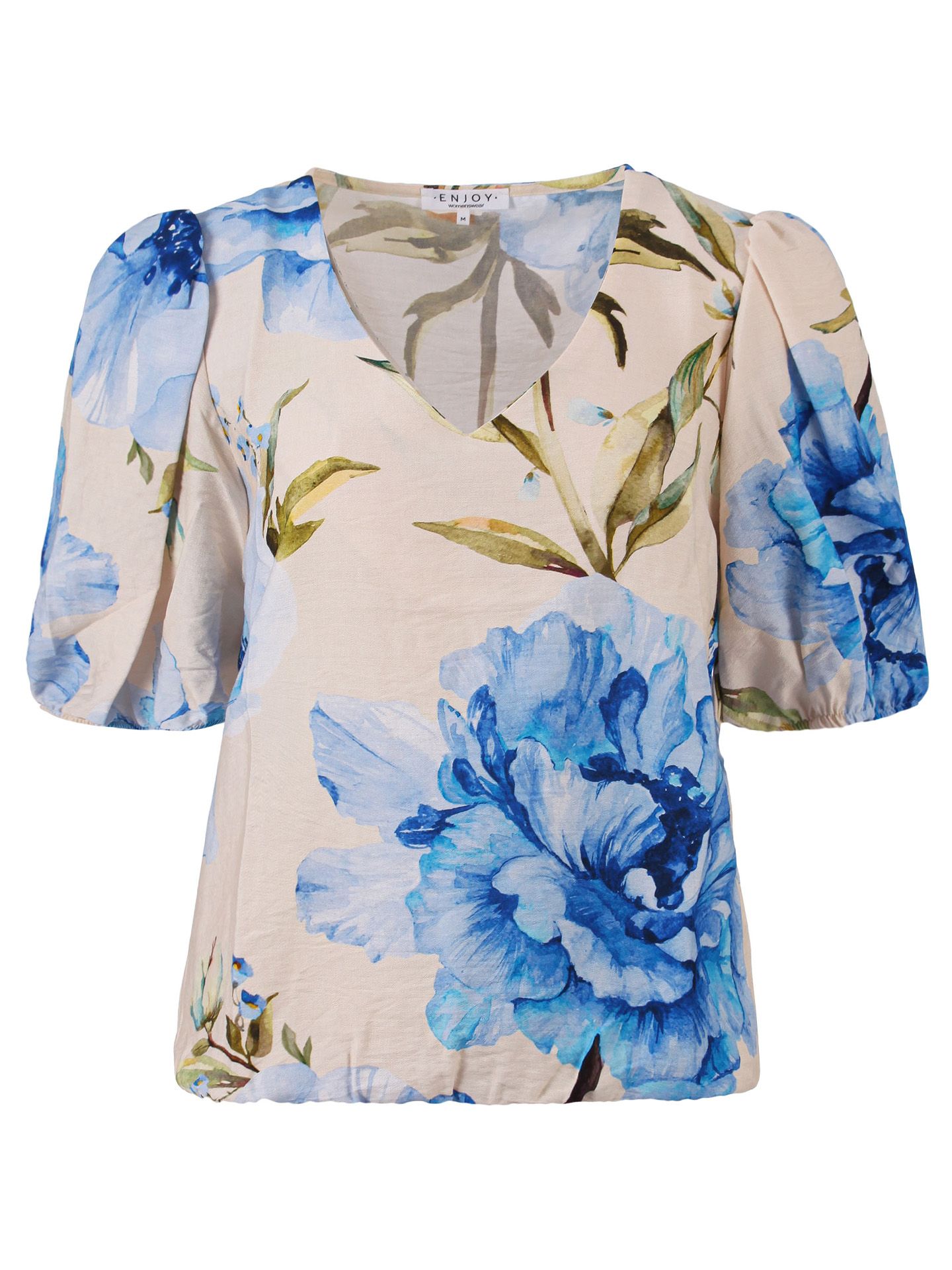 Enjoy Womenswear Blouse Magreet Blauw 00084766-1600