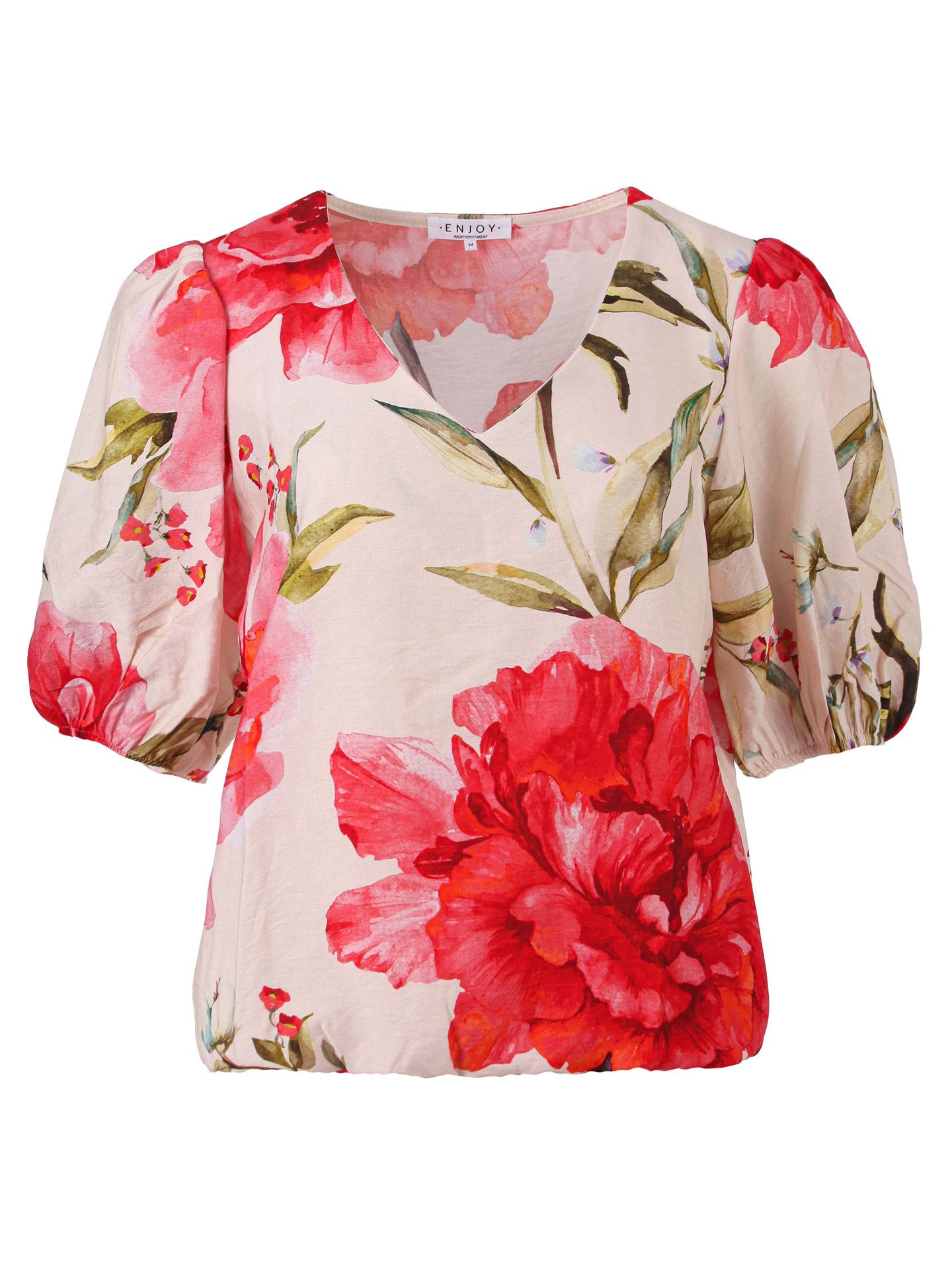 Enjoy Womenswear Blouse Magreet Rood 00084766-4800
