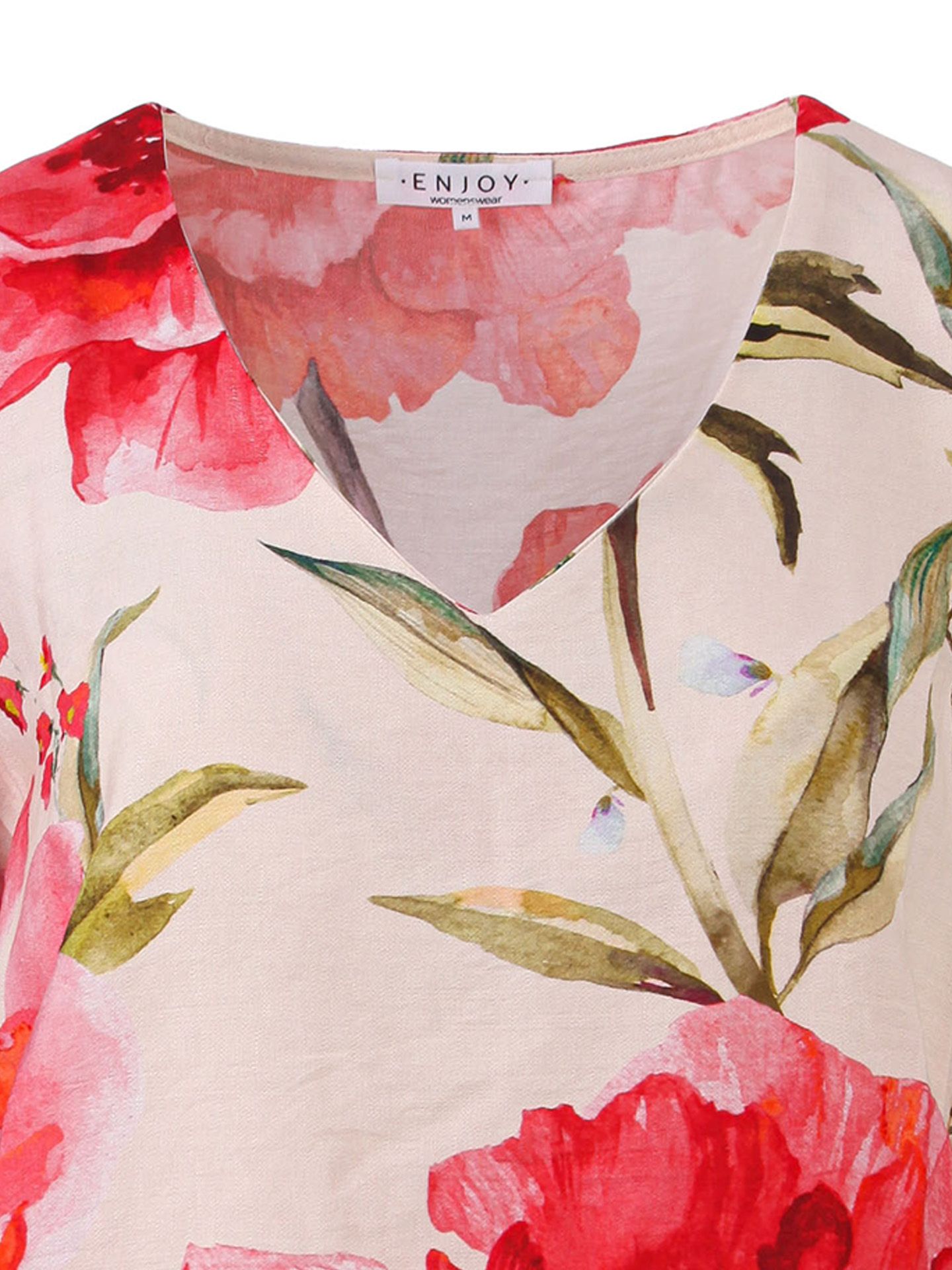 Enjoy Womenswear Blouse Magreet Rood 00084766-4800