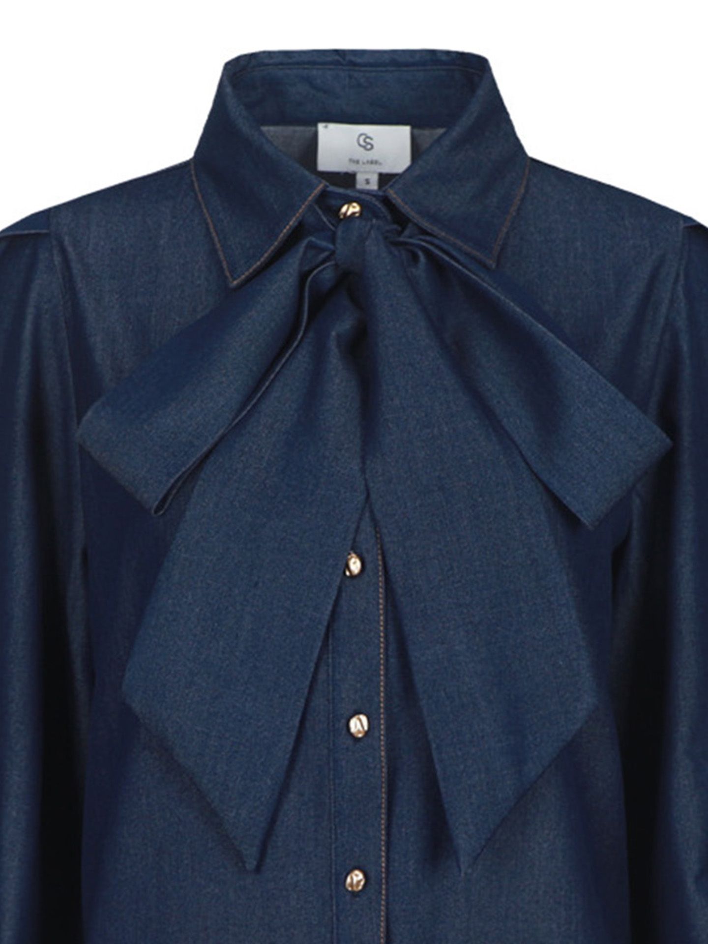 C&S The Label Blouse Lissa Blauw 00084773-581