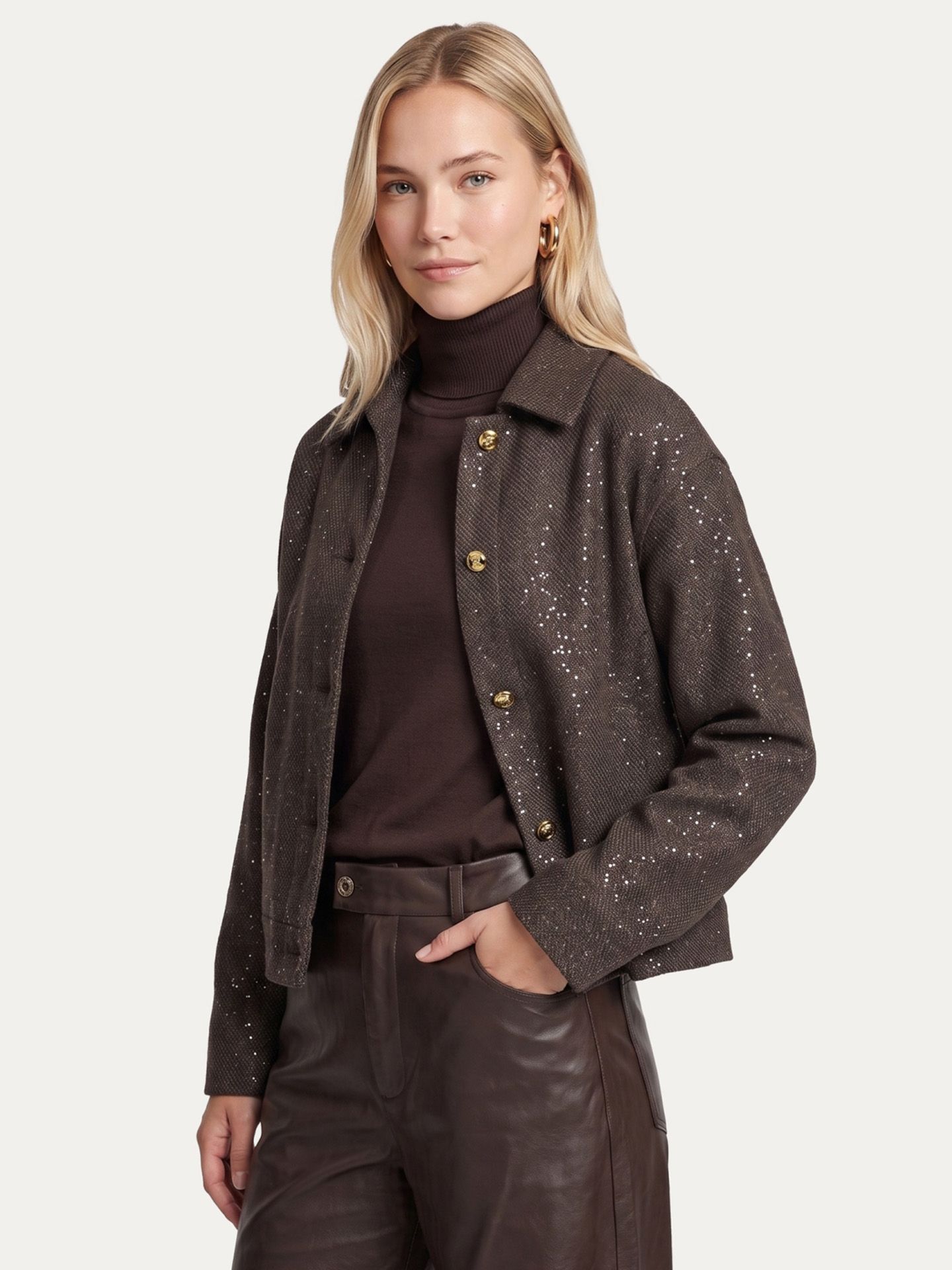 C&S The Label Blazer Manouk Bruin 00084783-5800