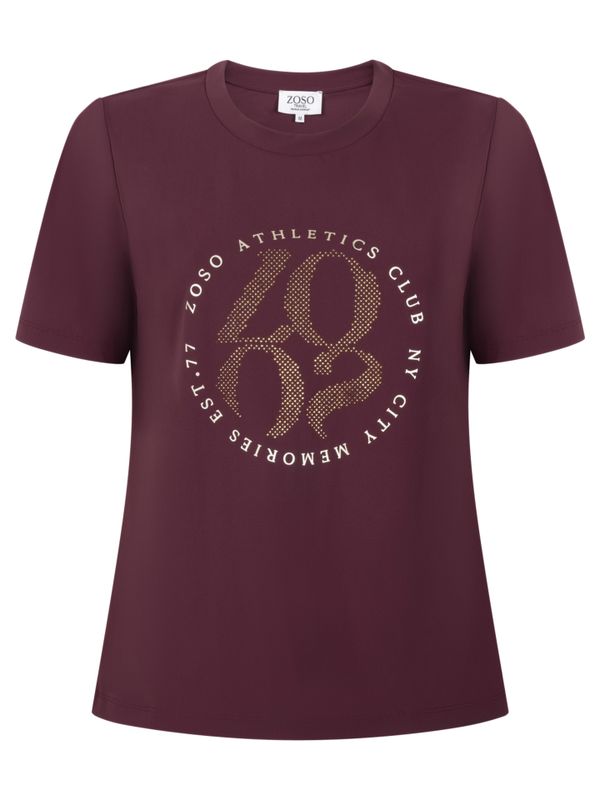 Zoso T-shirt Britt Paars 2900082117024