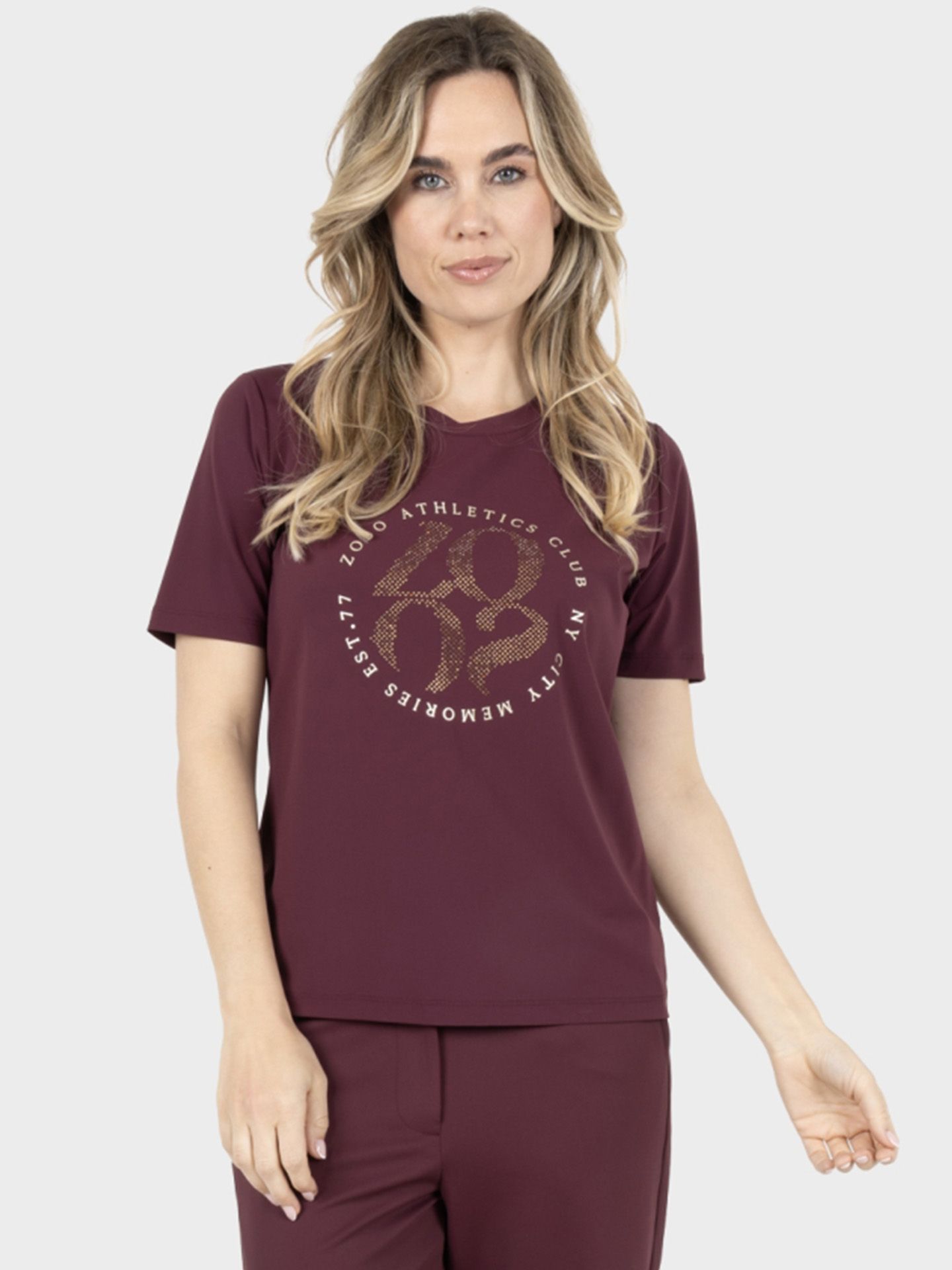 Zoso T-shirt Britt Paars 00084792-4100