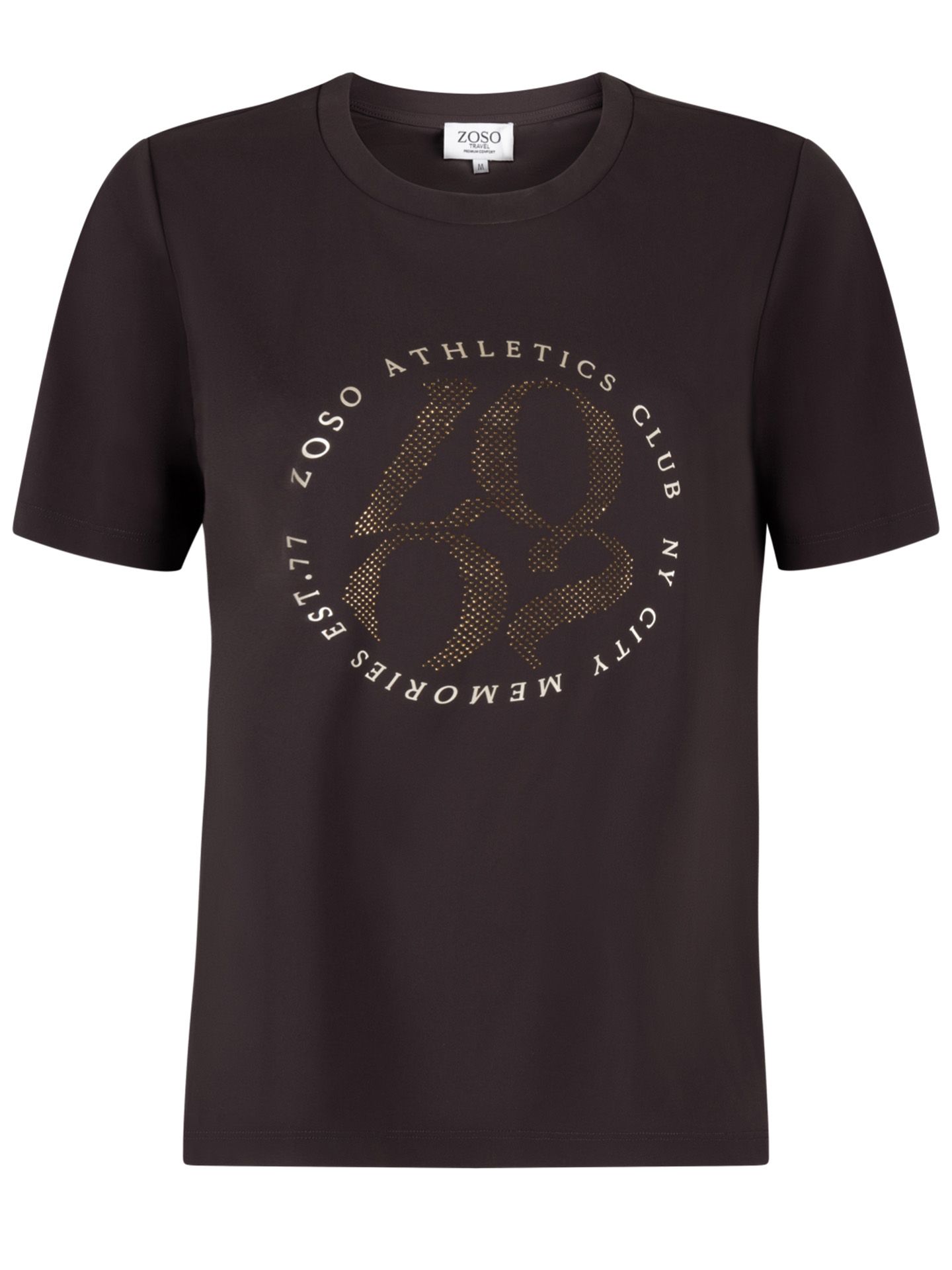 Zoso T-shirt Britt Bruin 00084792-5800