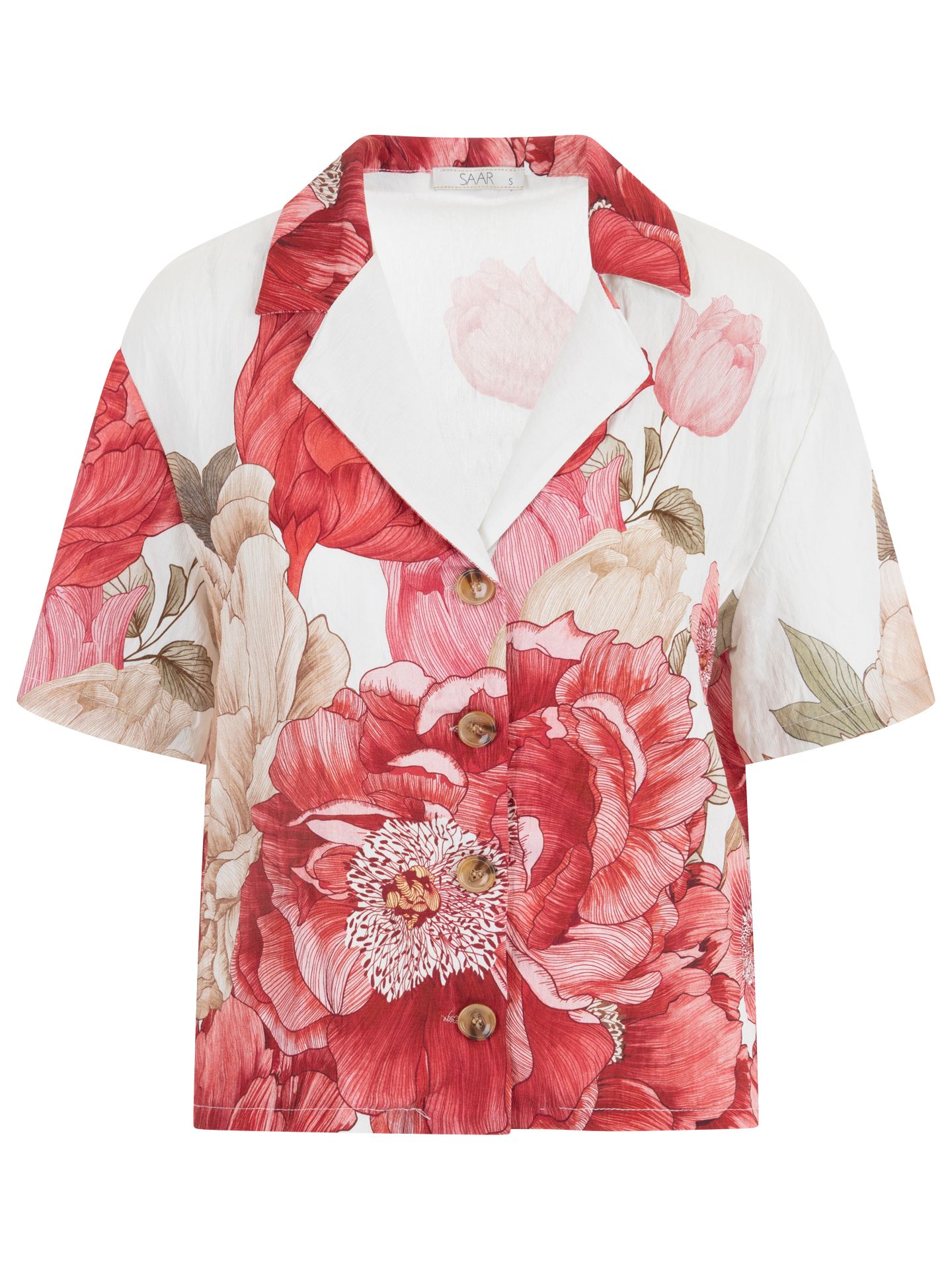 SAAR Blouse Vose Rood 00084818-4800