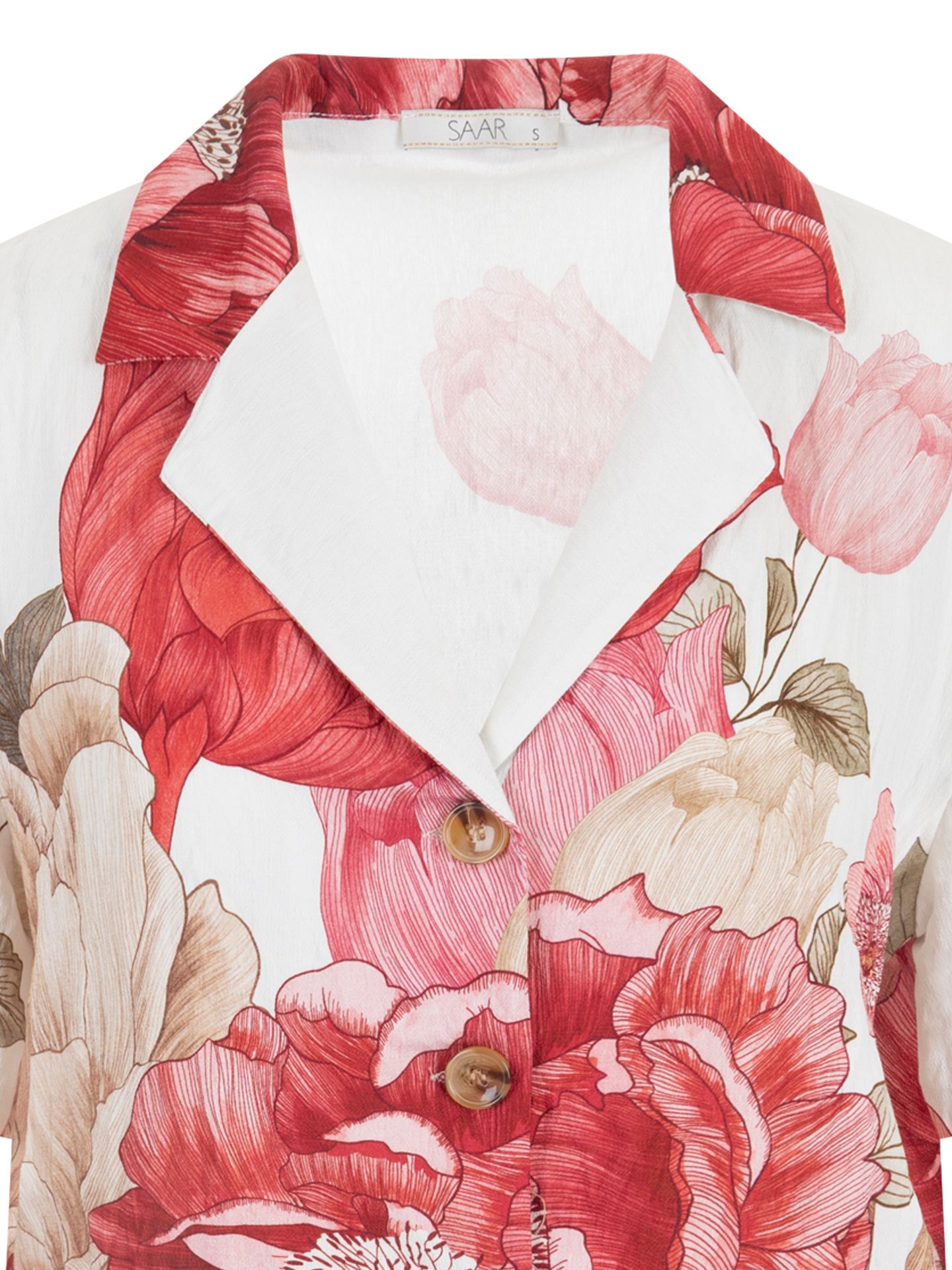 SAAR Blouse Vose Rood 00084818-4800