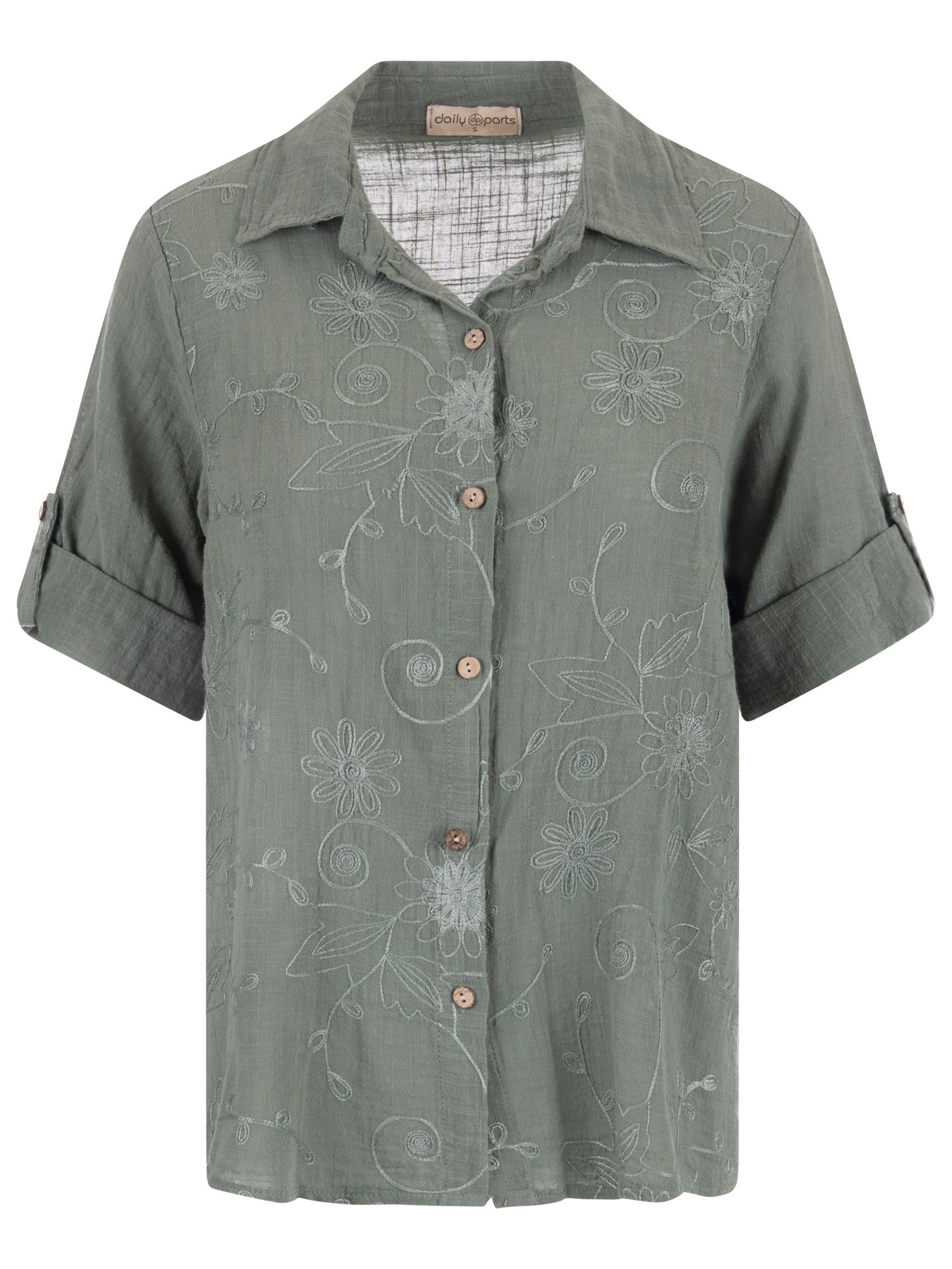 daily parts Blouse Alina Groen 00084820-6310
