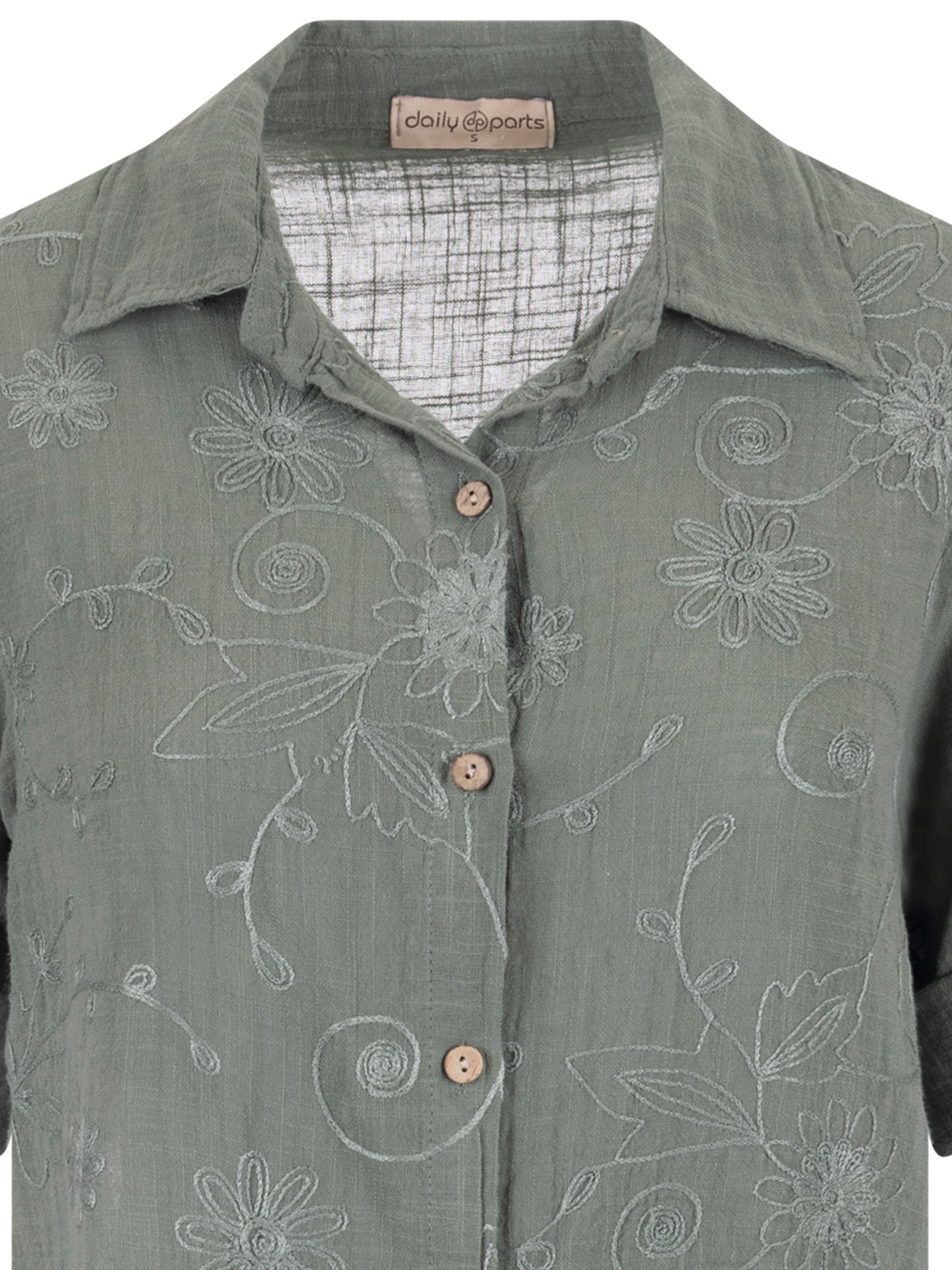 daily parts Blouse Alina Groen 00084820-6310