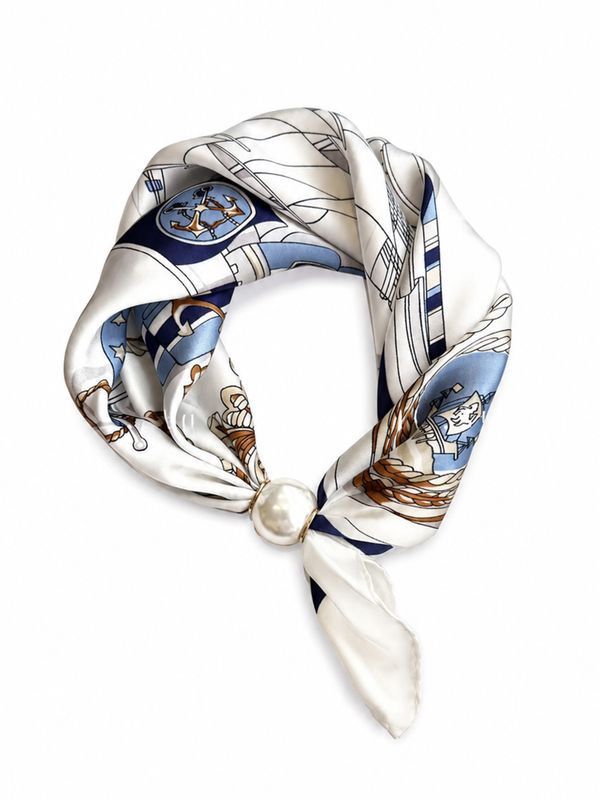 Schijvens mode Sjaal Lieve Blauw 2900082175017