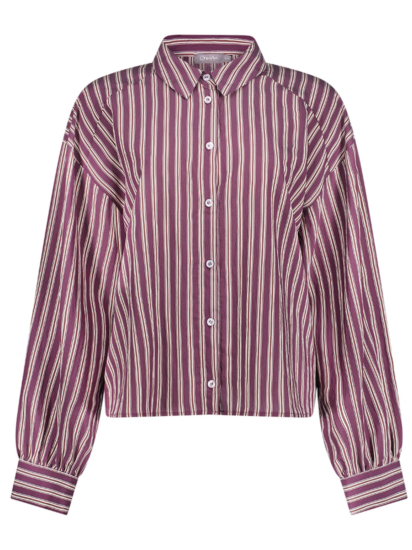 Geisha Blouse Irma Paars 00084852-4100