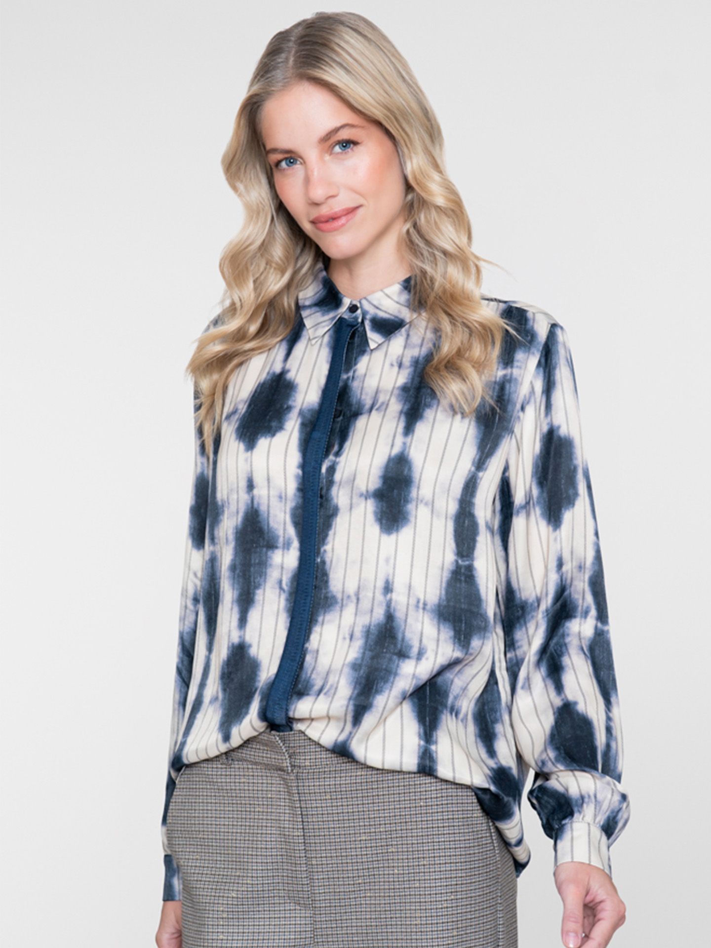 Geisha Blouse Jasmijn Blauw 00084855-1500