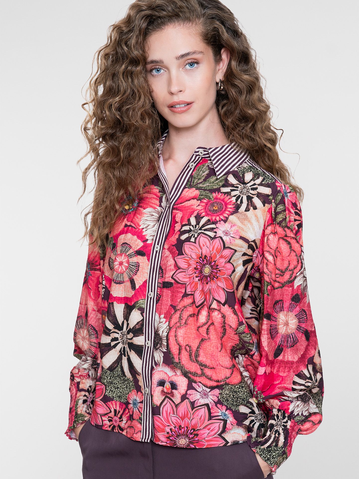 Geisha Blouse Iris Paars 00084857-4100