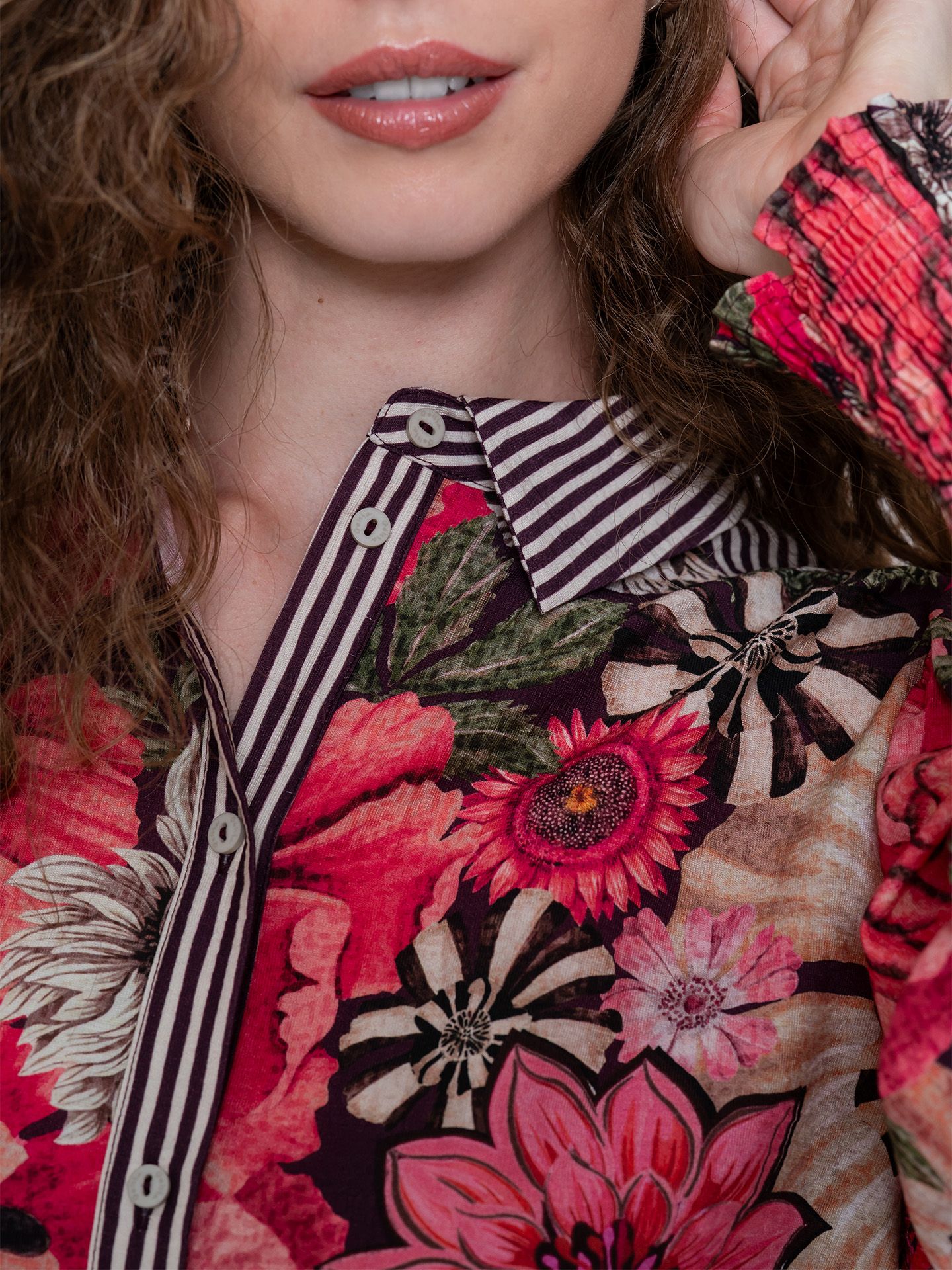Geisha Blouse Iris Paars 00084857-4100