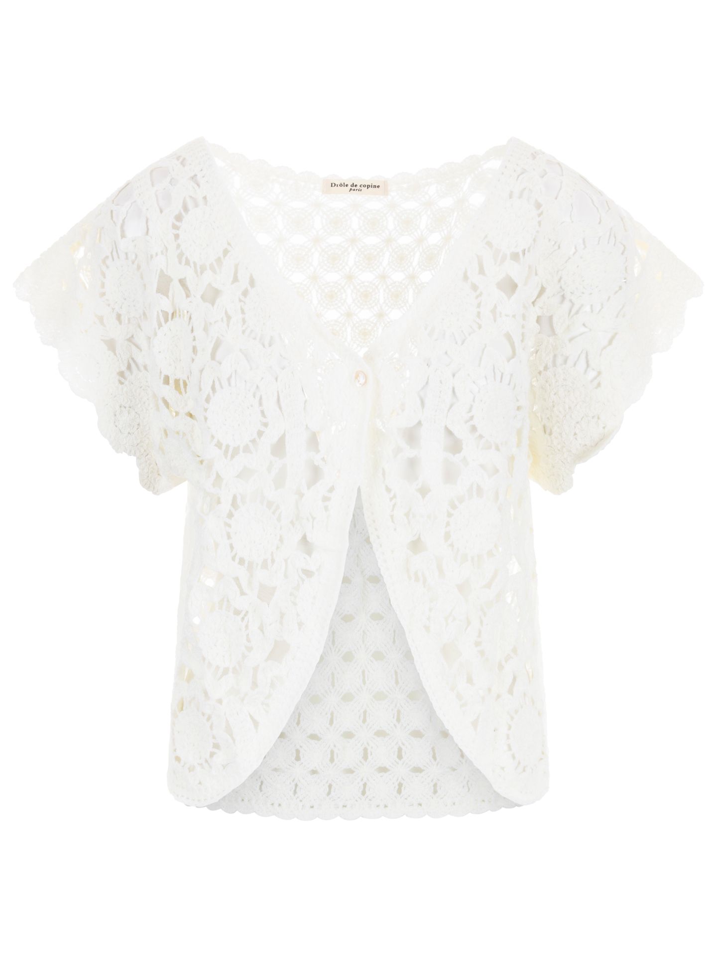 Drole de Copine Vest Frea Off white 00084875-5050