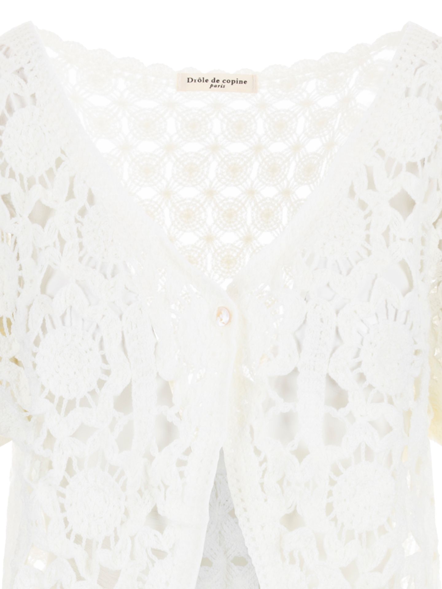 Drole de Copine Vest Frea Off white 00084875-5050