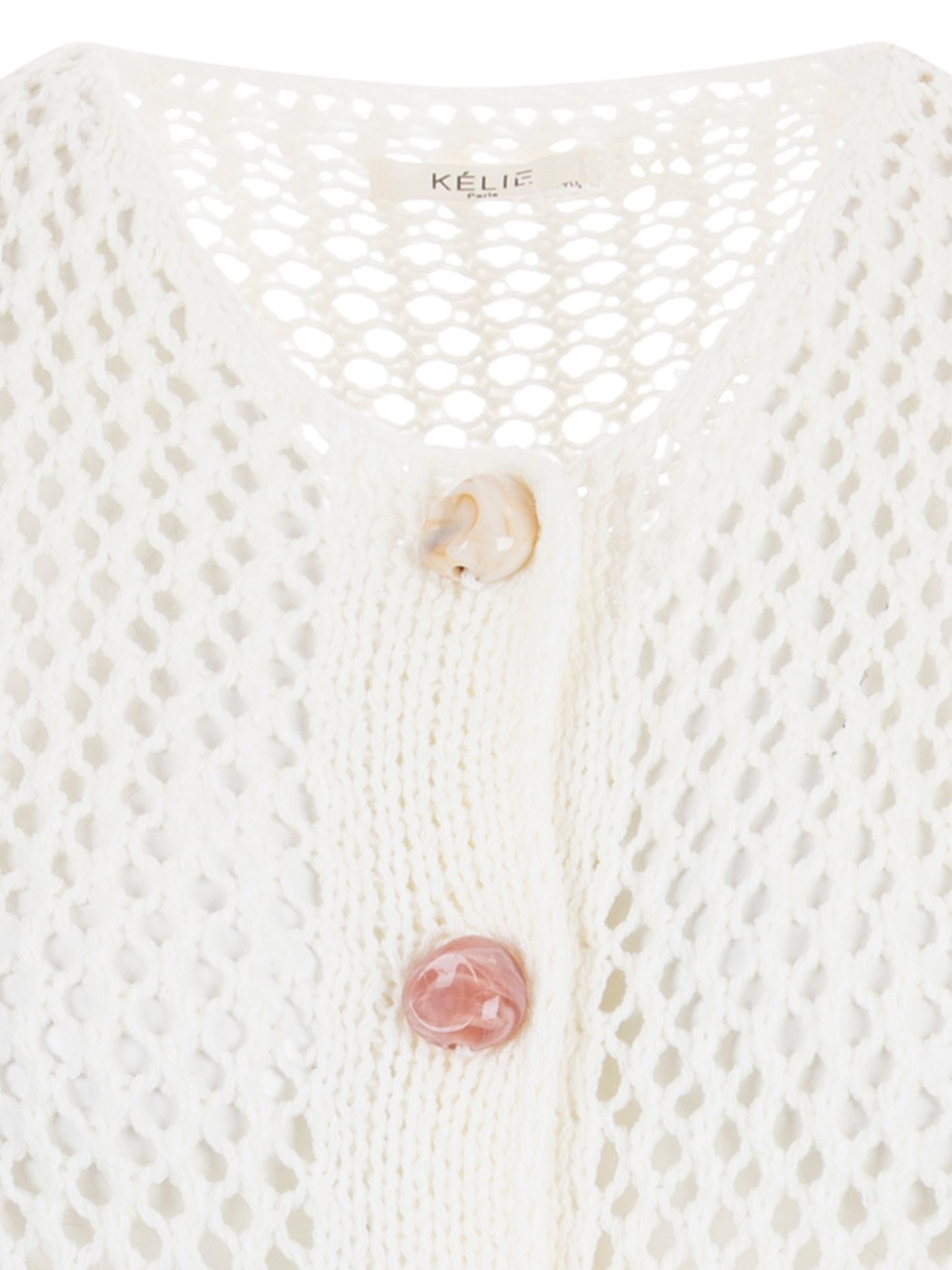 Kelie Gilet Hannie Off white 00084881-5050