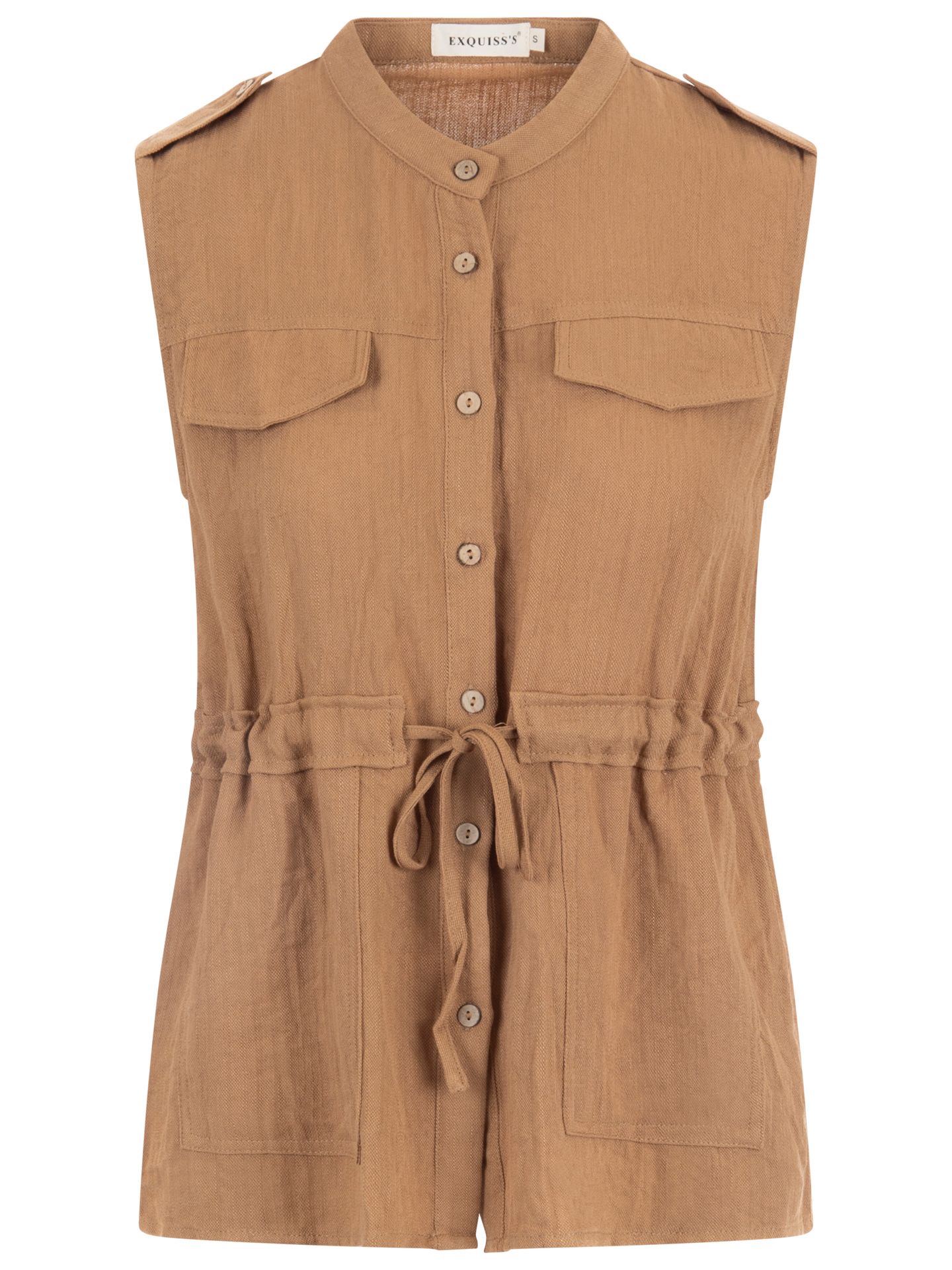 Exquisss Blouse Romy Camel 00084883-5300