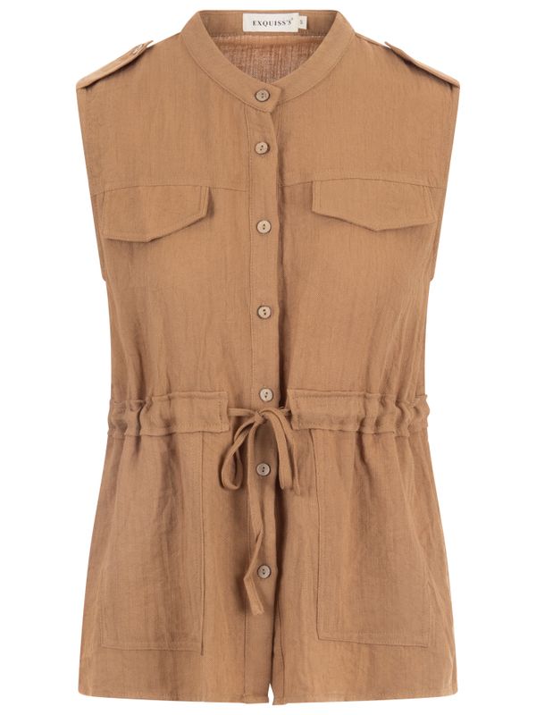 Exquisss Blouse Romy Camel 2900082238026