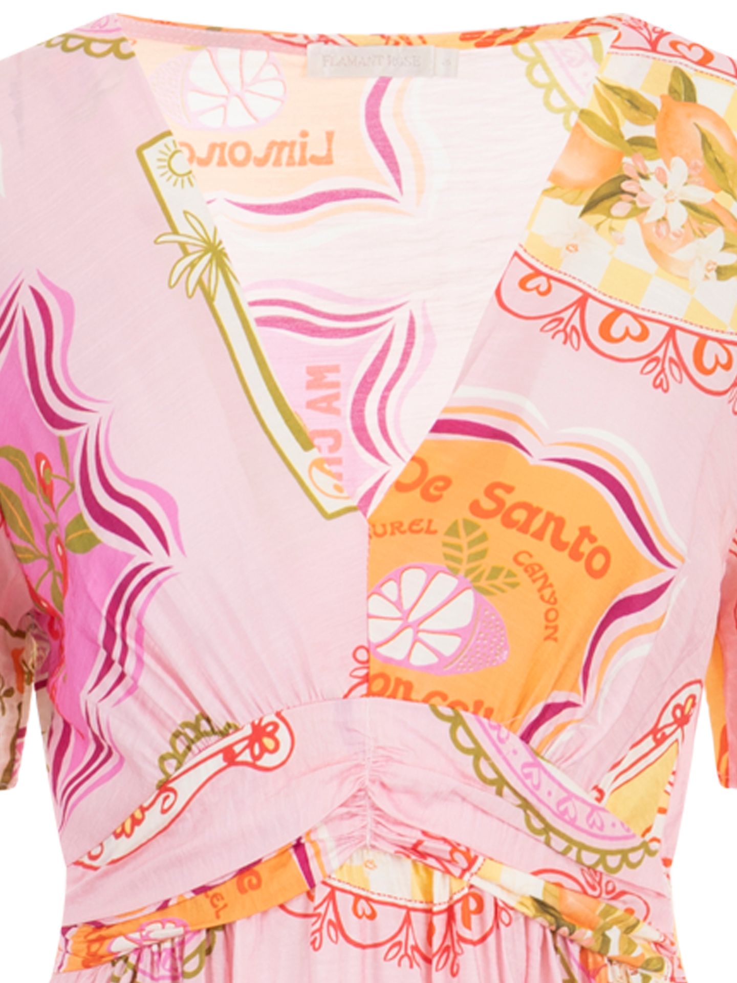 Flamant Rose Jurk Anja Roze 00084897-3900