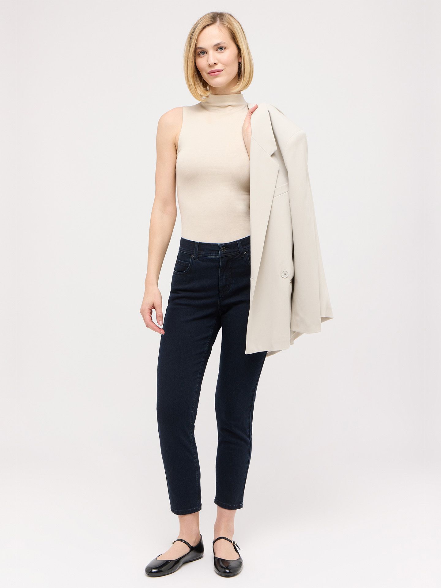 Angels Slim Fit Jeans Ornella Blauw 00084902-581