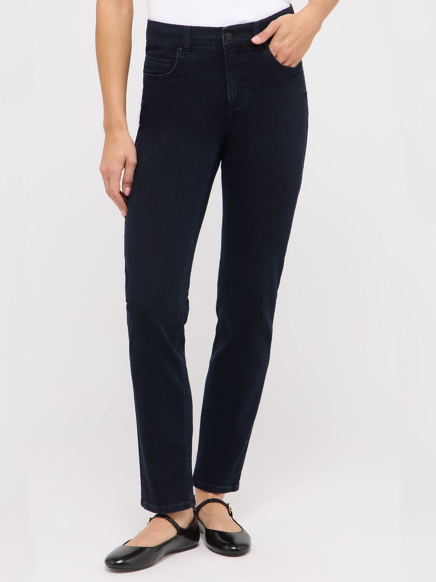 Angels Slim Fit Jeans Cici Blauw 00084903-581
