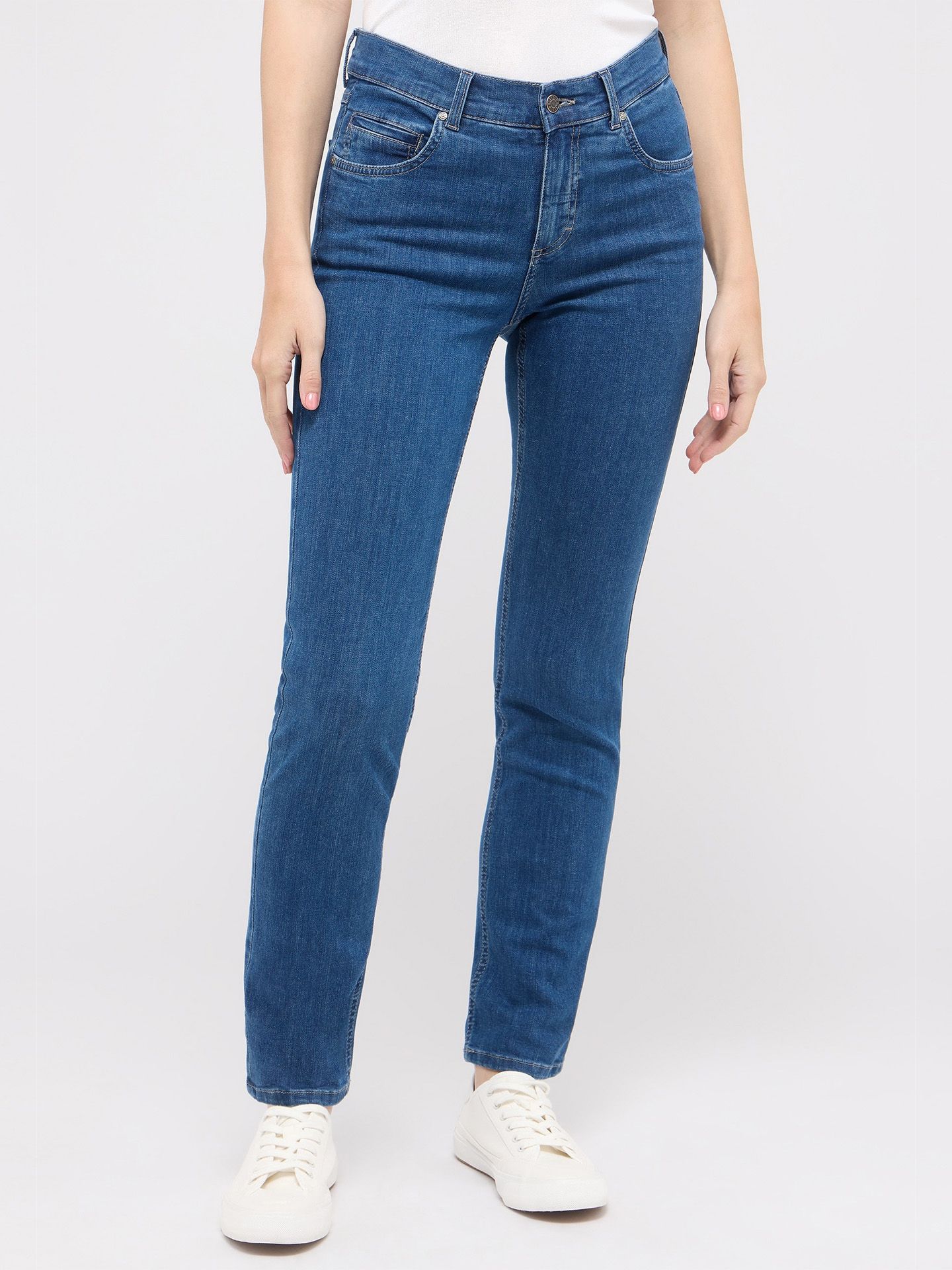 Angels Slim Fit Jeans Cici Blauw 00084903-800