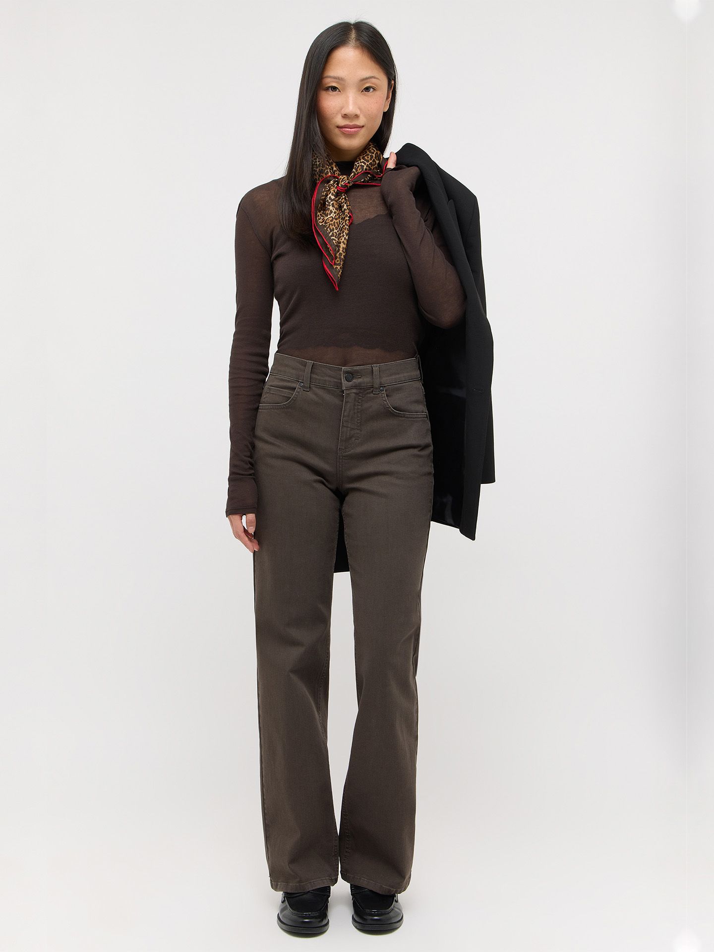 Angels Straight Jeans Lara Taupe 00084905-5560