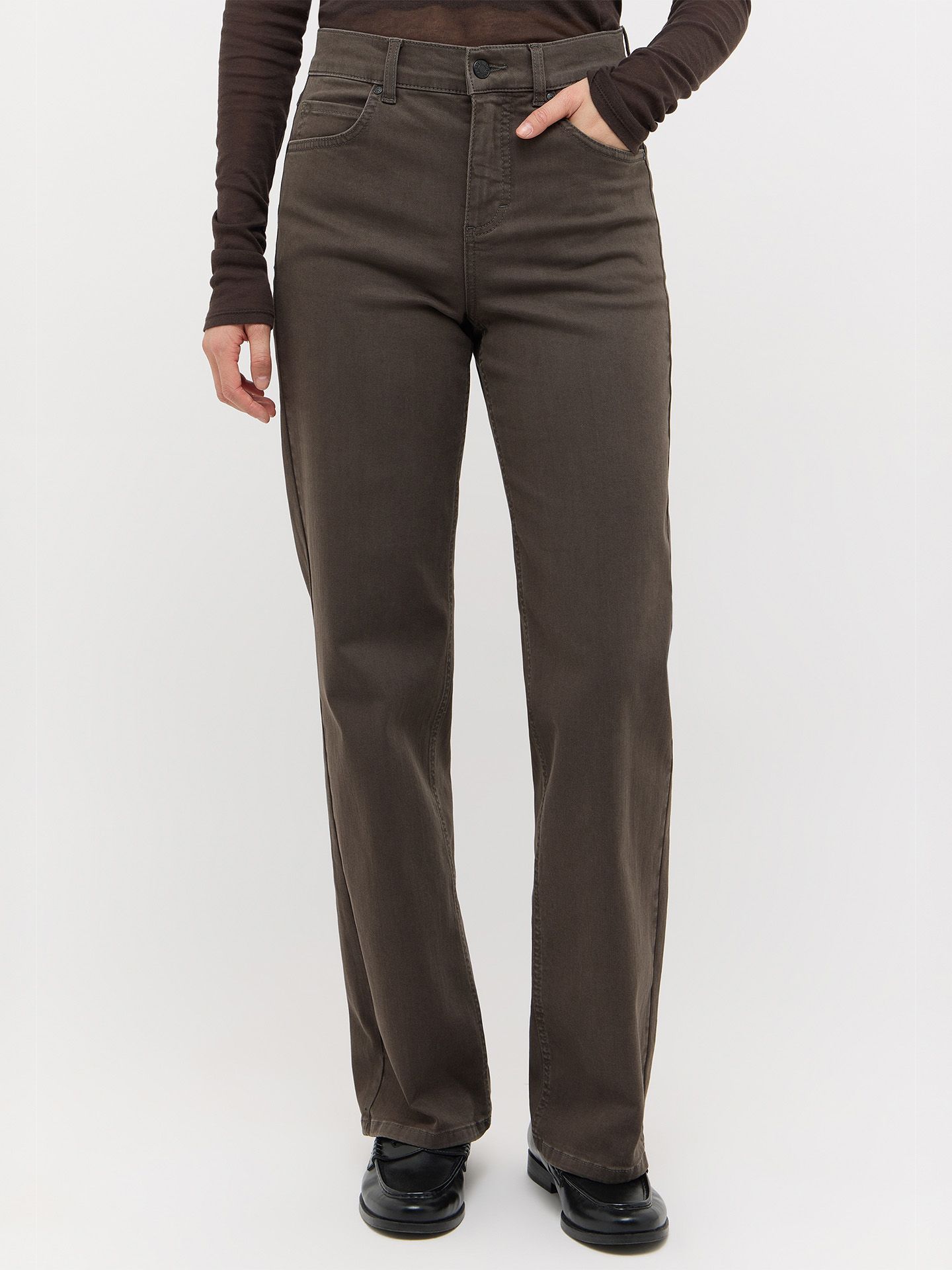 Angels Straight Jeans Lara Taupe 00084905-5560