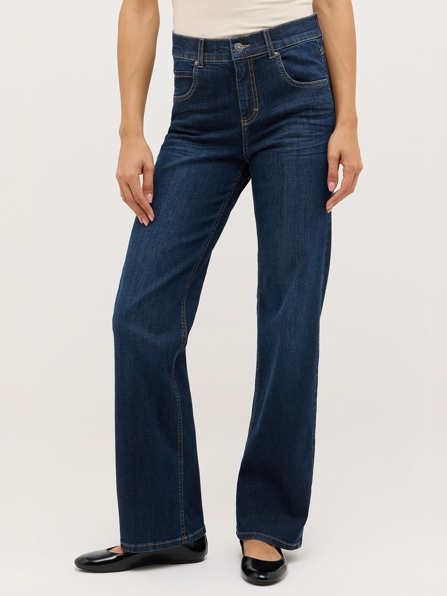 Angels Straight Jeans Lara Blauw 00084905-583