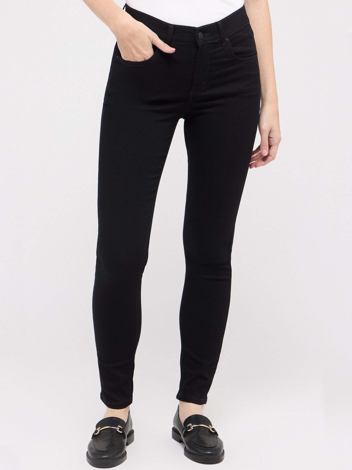 Angels Skinny Broek Zwart 00084909-7500