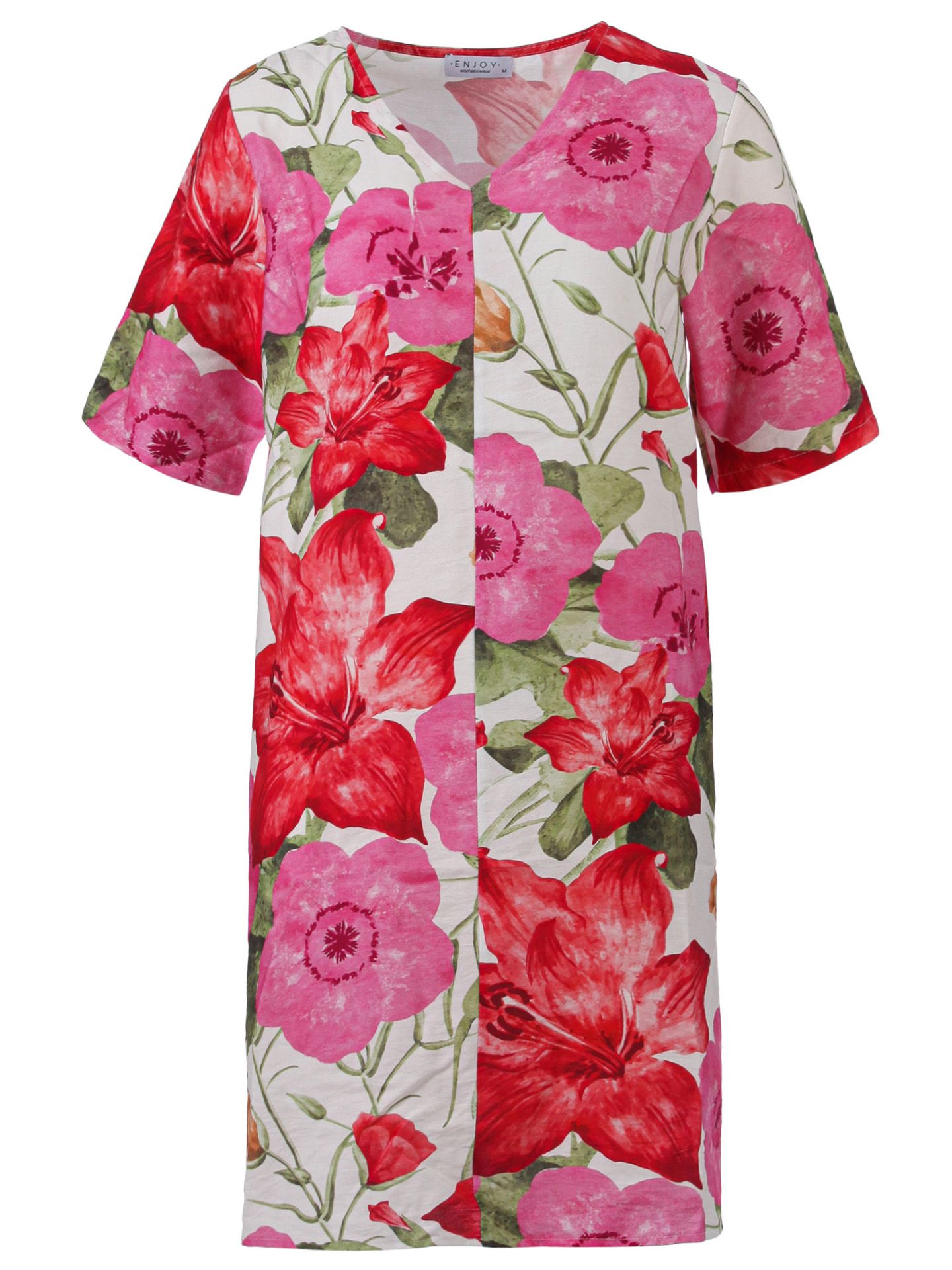 Enjoy Womenswear Jurk Marije Rood 00084951-4800