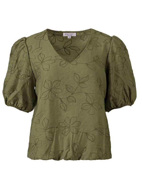 Enjoy Womenswear Blouse Honda Groen 2900082371020