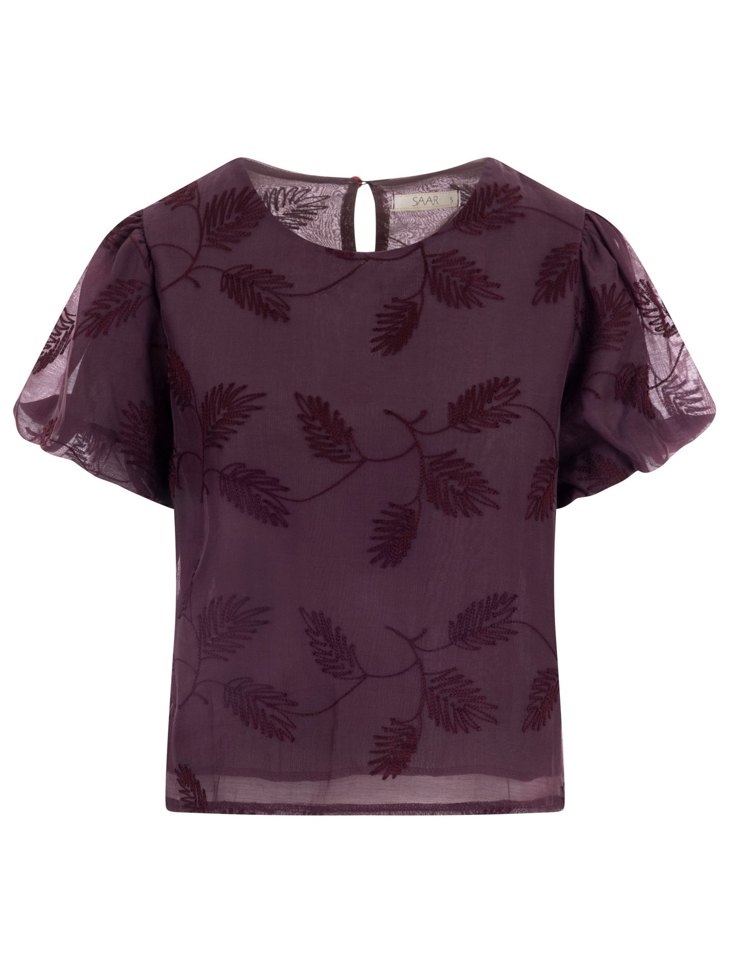 SAAR Blouse Vine Paars 00084966-4100