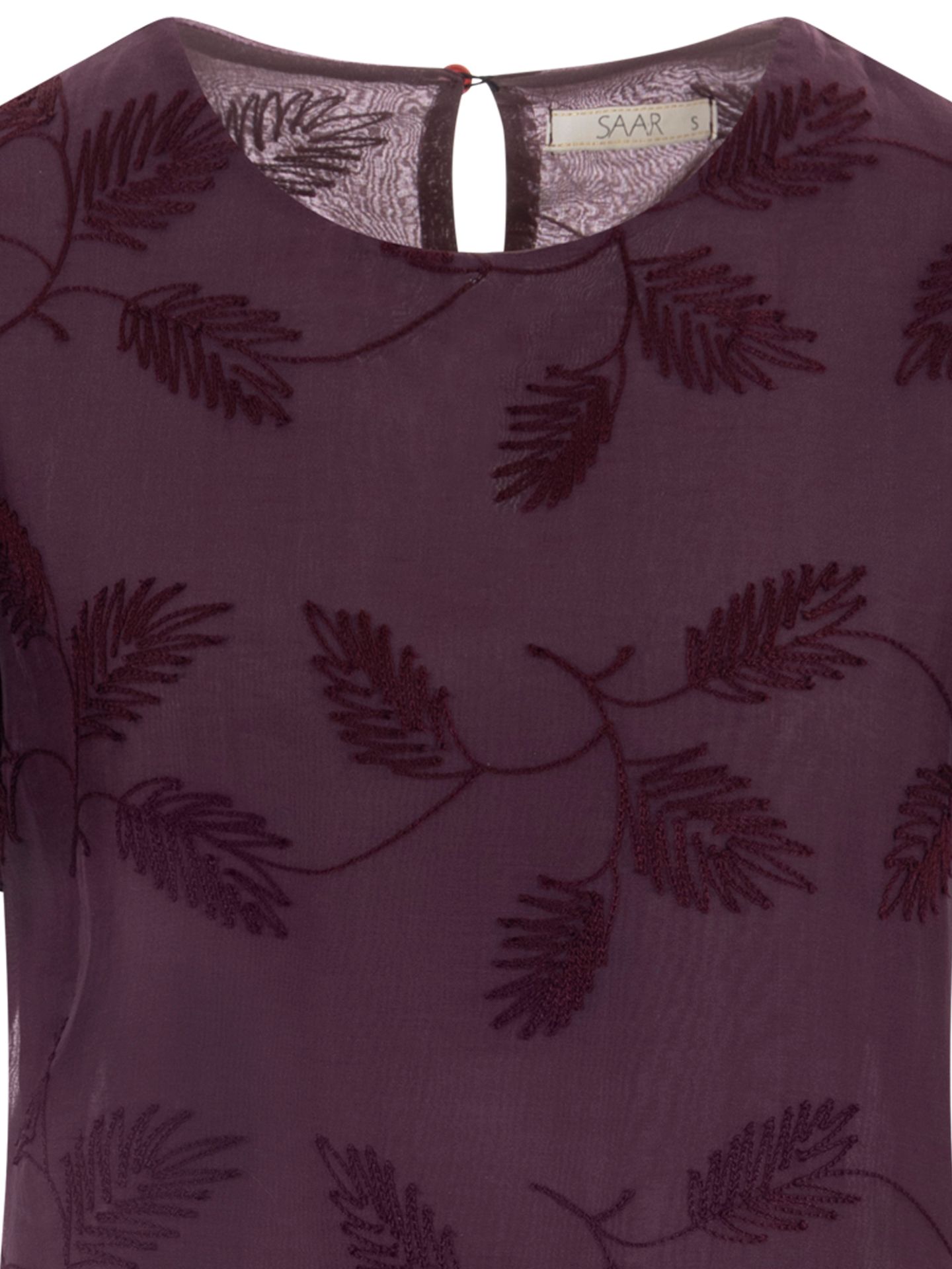 SAAR Blouse Vine Paars 00084966-4100